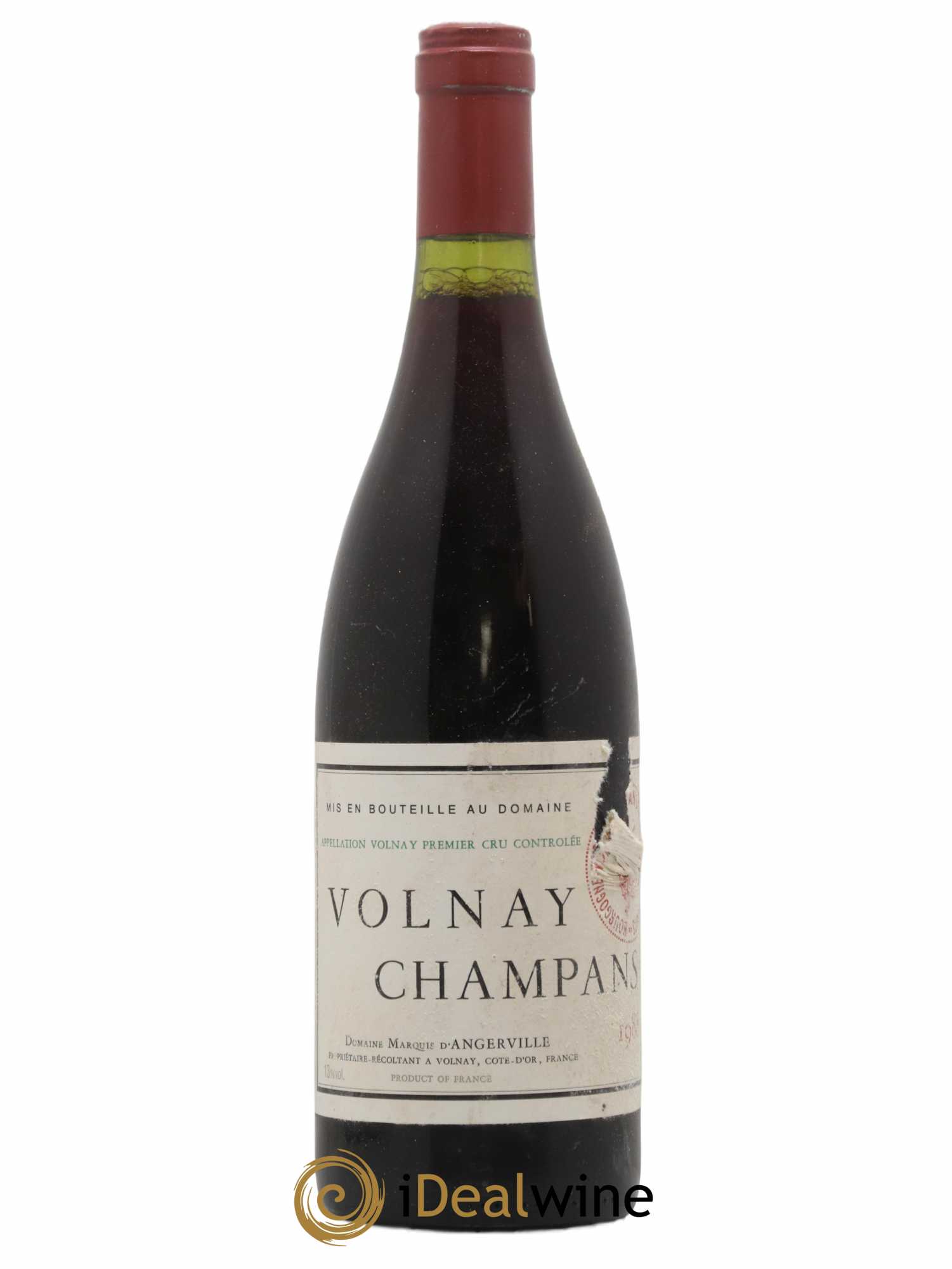 Volnay 1er Cru Champans Marquis d'Angerville (Domaine) 1988 - Lot de 1 bouteille - 0