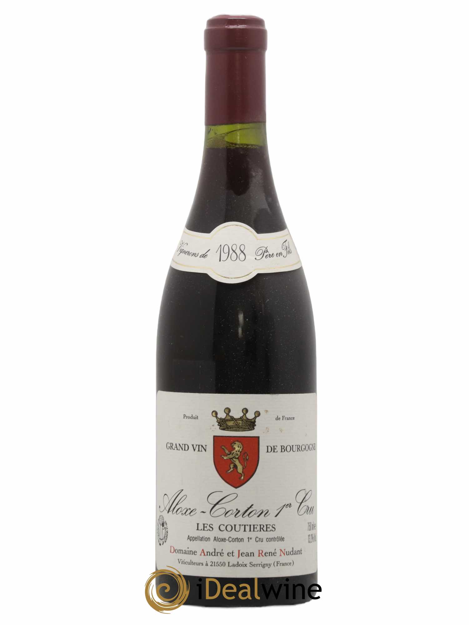 Aloxe-Corton 1er Cru Les Coutières Nudant 1988 - Lot of 1 bottle - 0