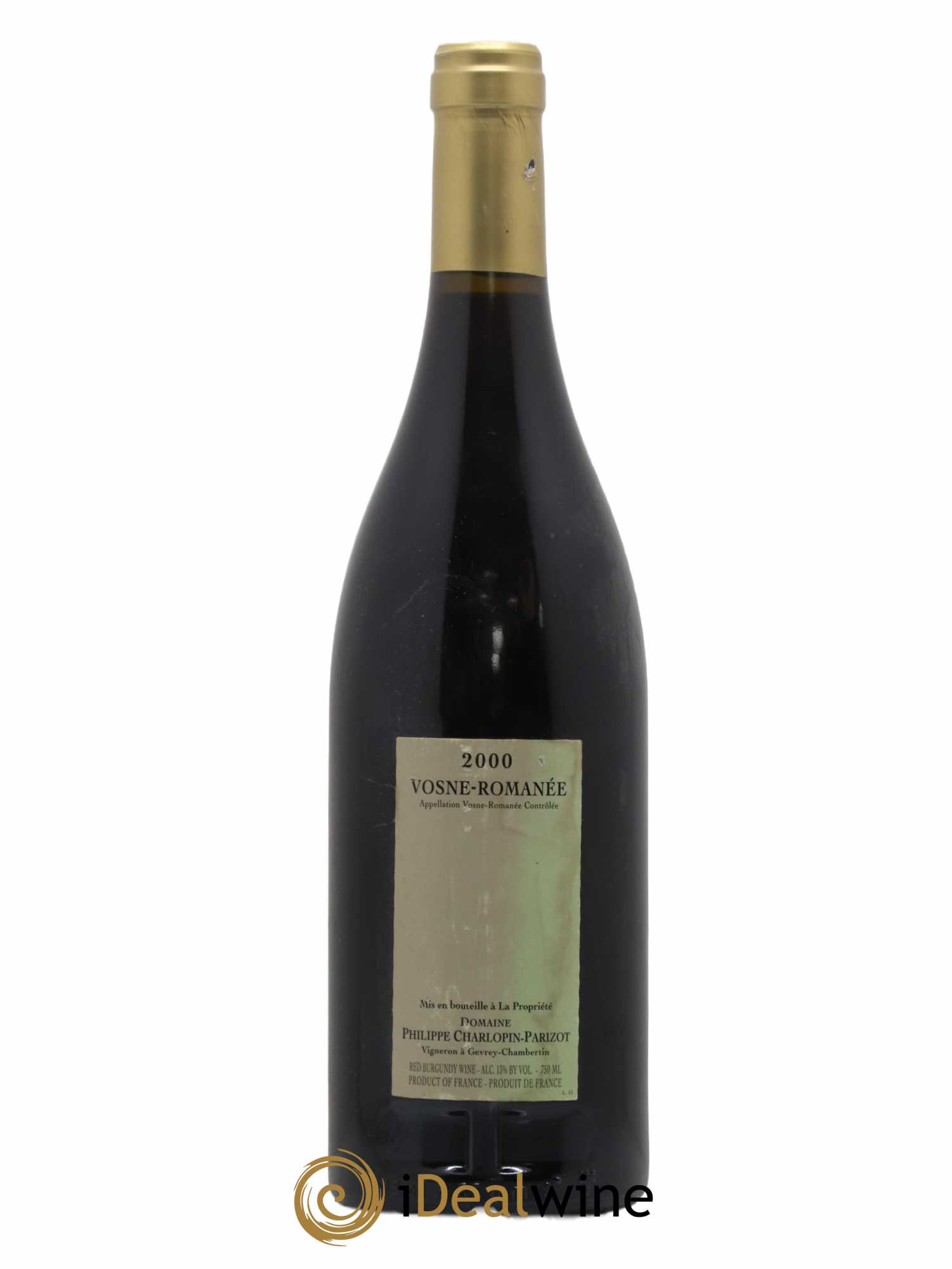 Vosne-Romanée Charlopin Parizot 2000 - Posten von 1 Flasche - 1