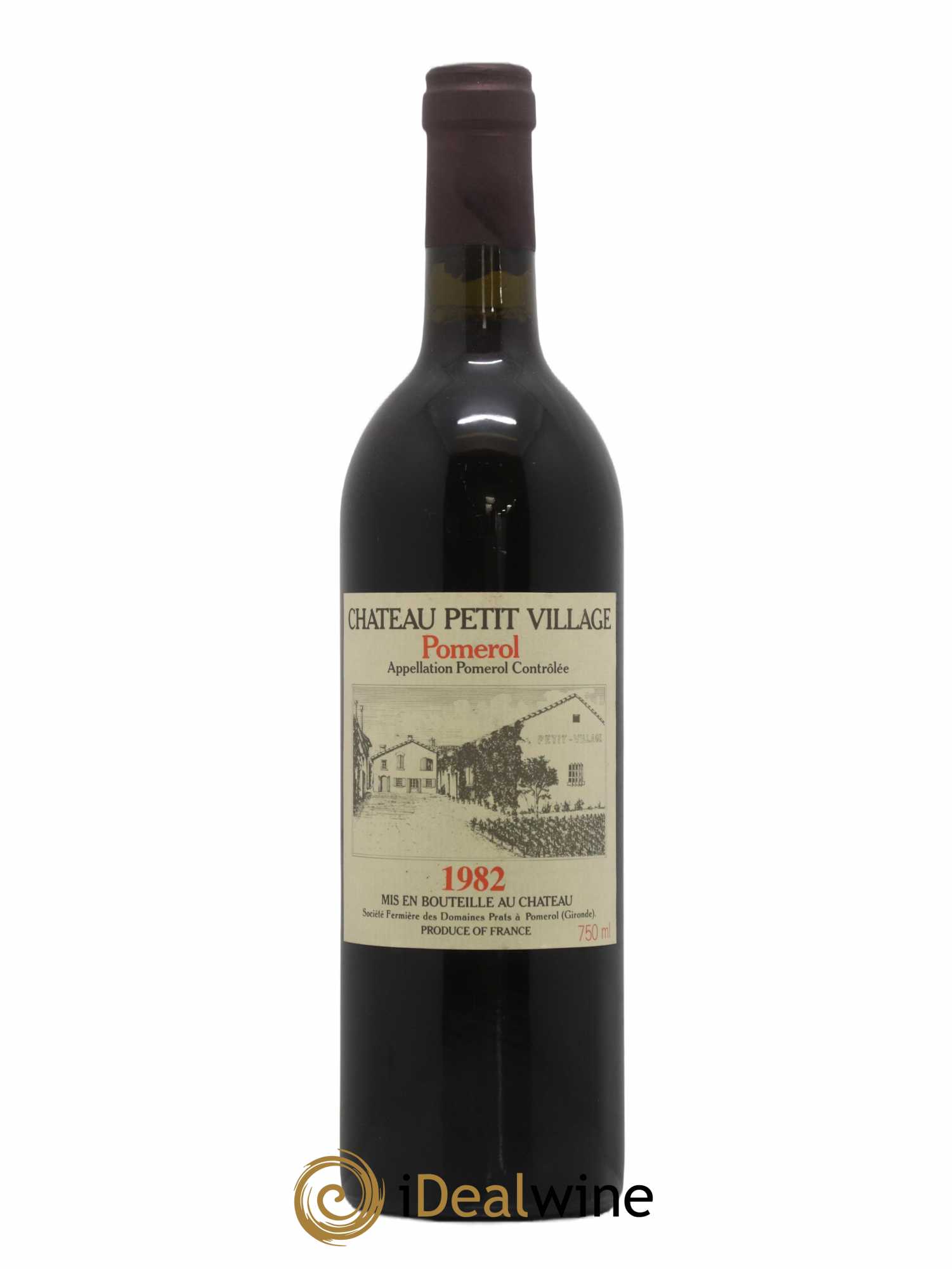 Château Petit Village 1982 - Lot de 1 bouteille - 0