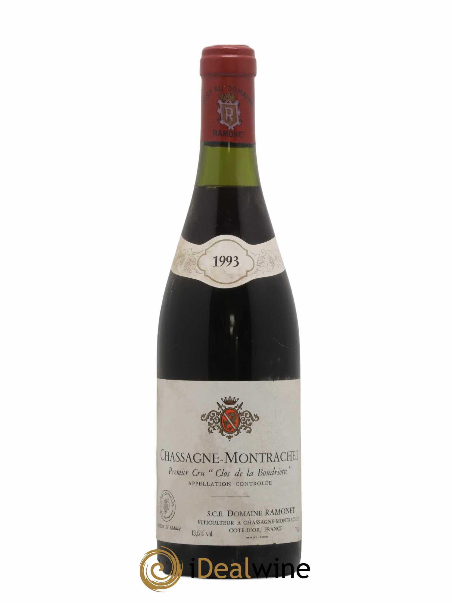 Chassagne-Montrachet 1er Cru Clos de la Boudriotte Ramonet (Domaine) 1993 - Lot de 1 bouteille - 0