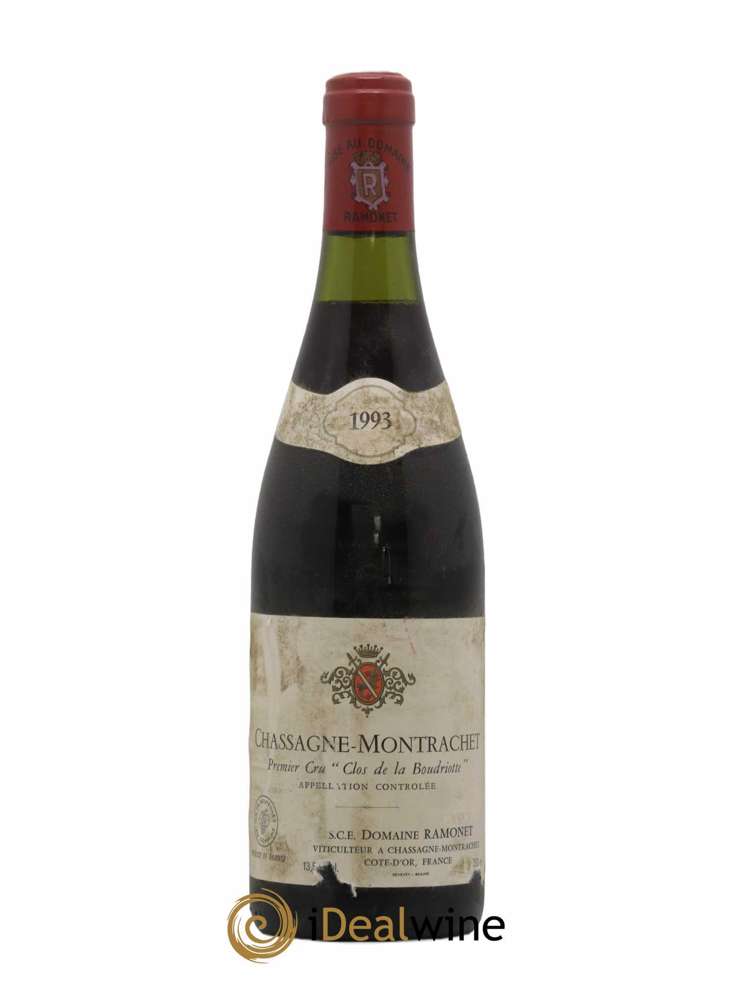 Chassagne-Montrachet 1er Cru Clos de la Boudriotte Ramonet (Domaine) 1993 - Lot de 1 bouteille - 0