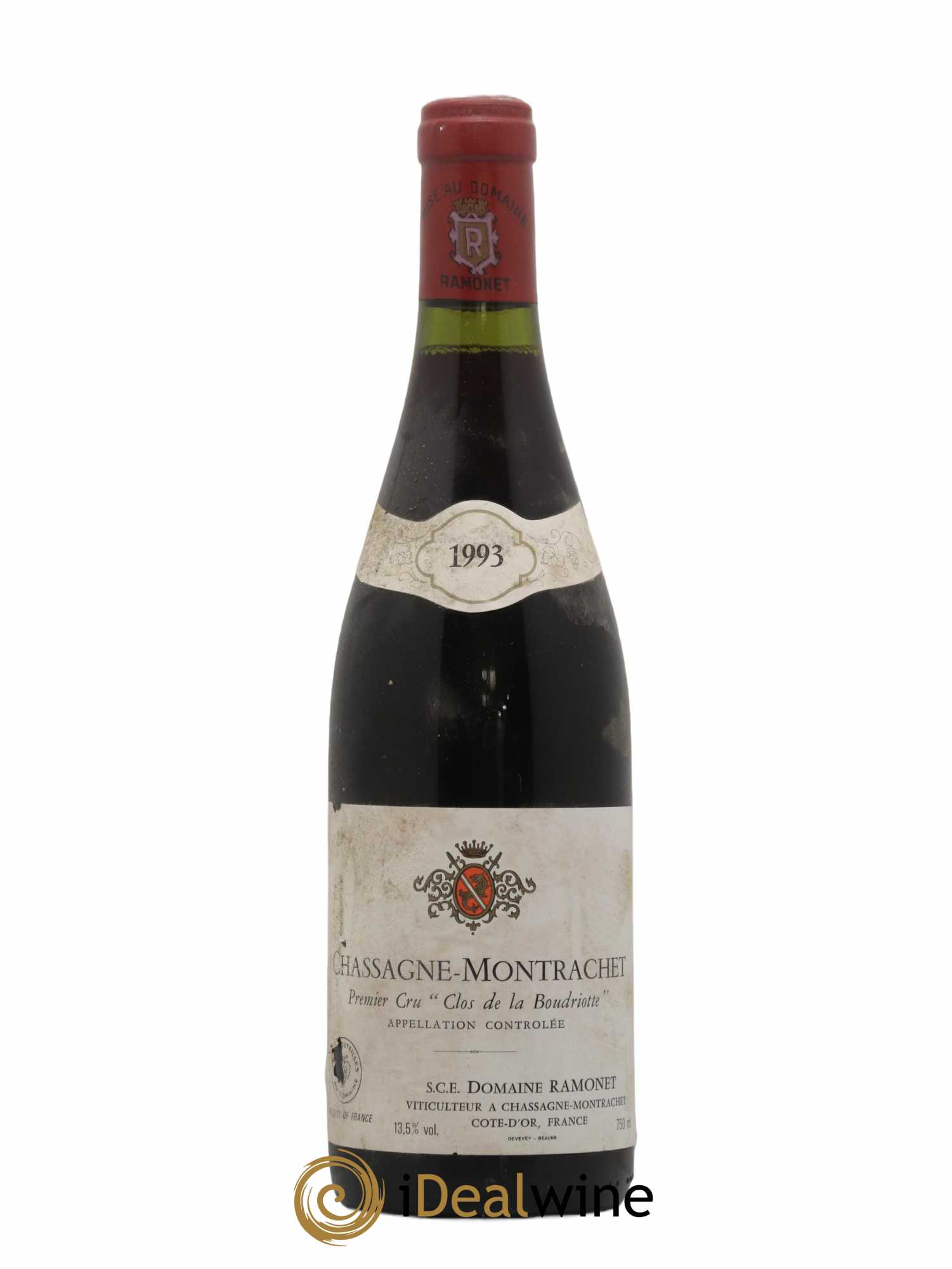 Chassagne-Montrachet 1er Cru Clos de la Boudriotte Ramonet (Domaine) 1993 - Lot de 1 bouteille - 0