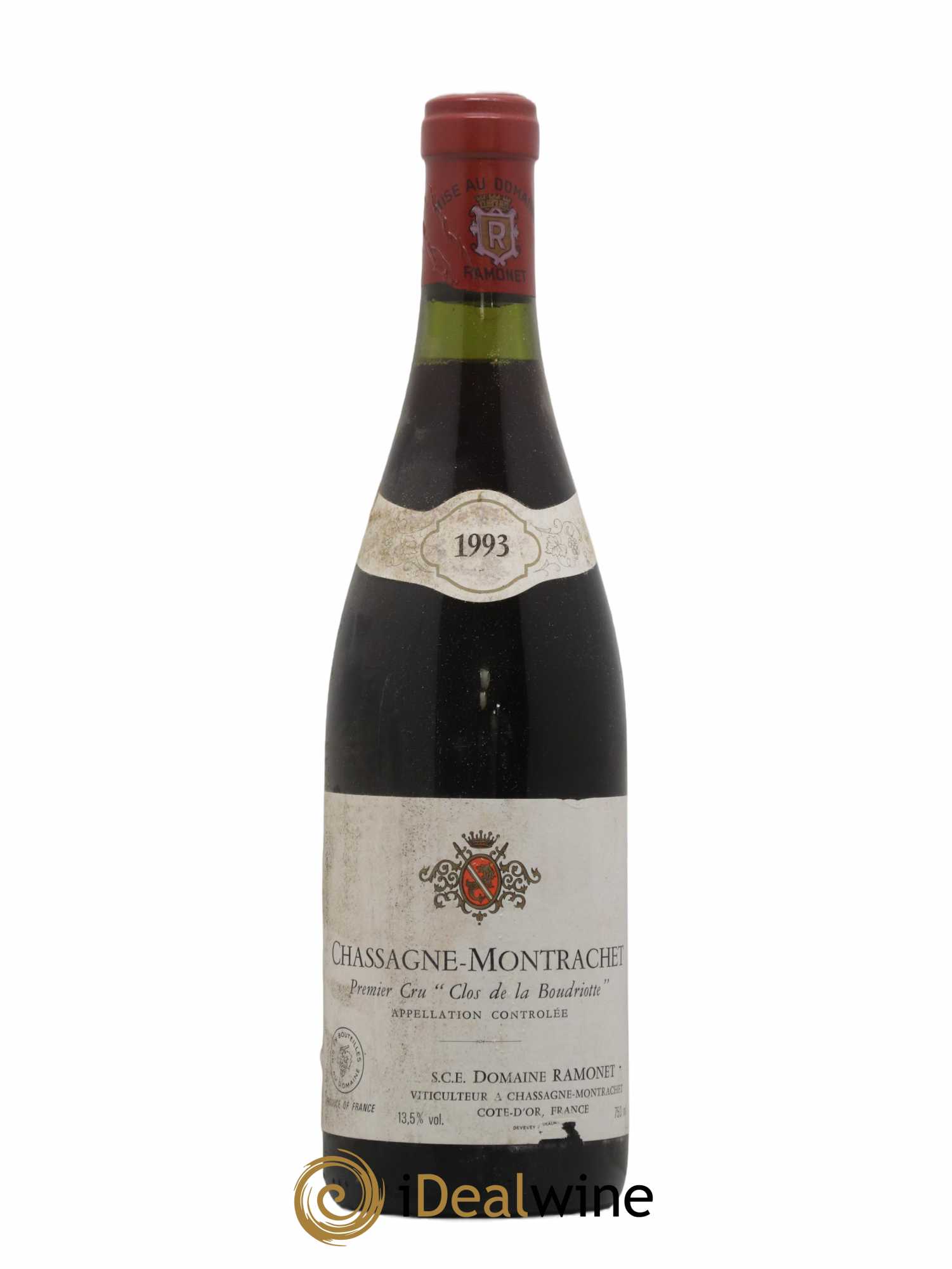 Chassagne-Montrachet 1er Cru Clos de la Boudriotte Ramonet (Domaine) 1993 - Lot de 1 bouteille - 0