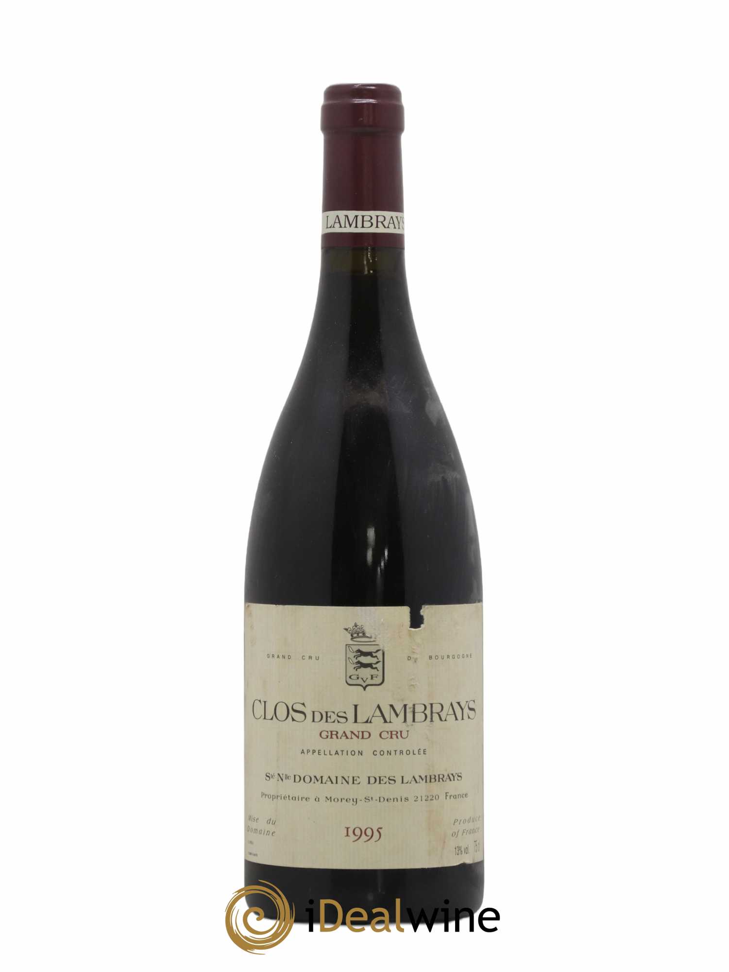 Clos des Lambrays Grand Cru Domaine des Lambrays 1995 - Lot de 1 bouteille - 0