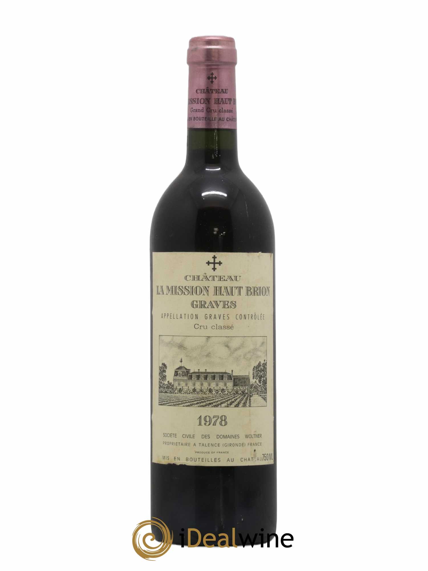 Château la Mission Haut-Brion Cru Classé de Graves 1978 - Lot de 1 bouteille - 0