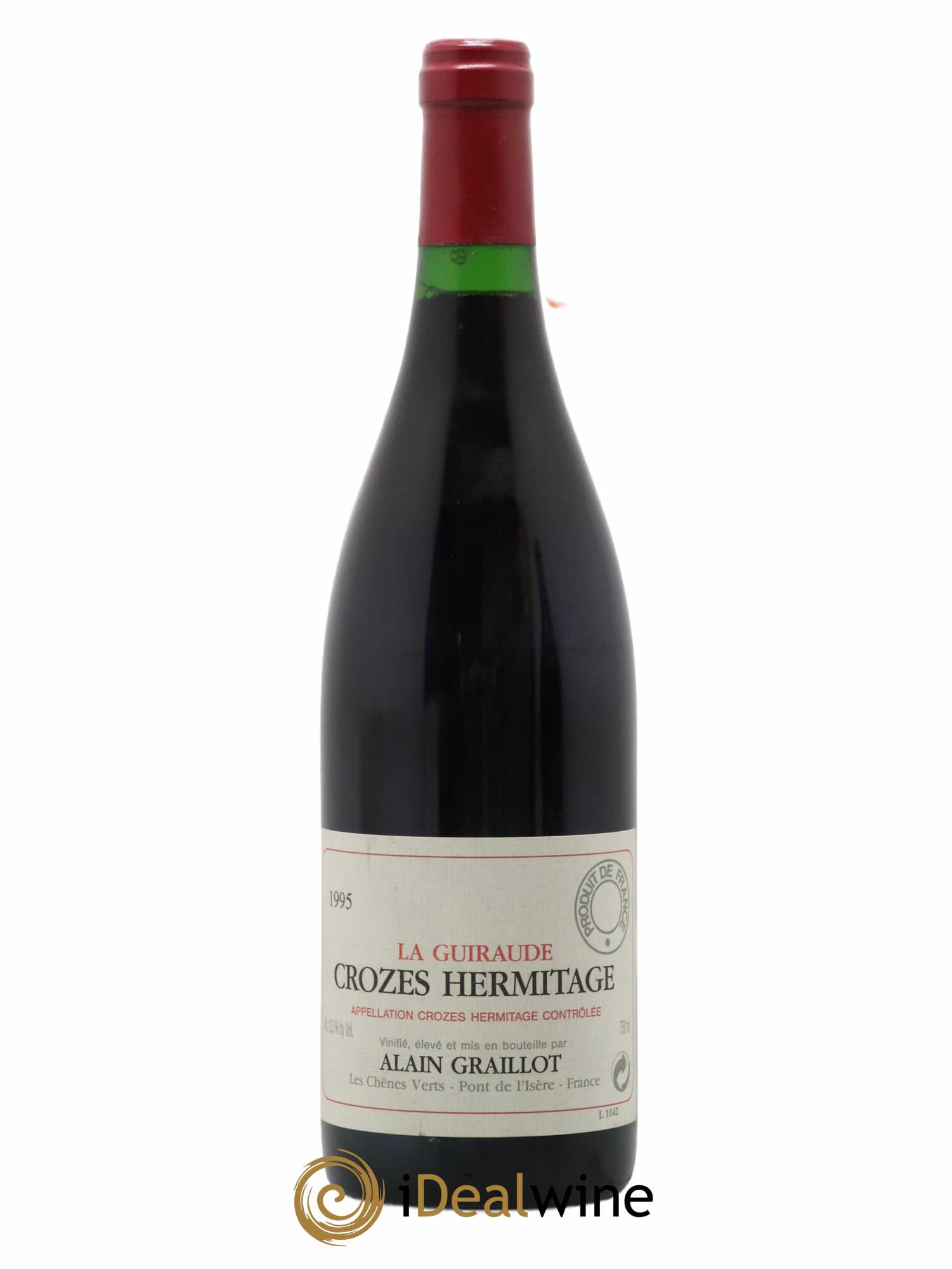 Crozes-Hermitage La Guiraude Domaine Graillot 1995 - Lot de 1 bouteille - 0