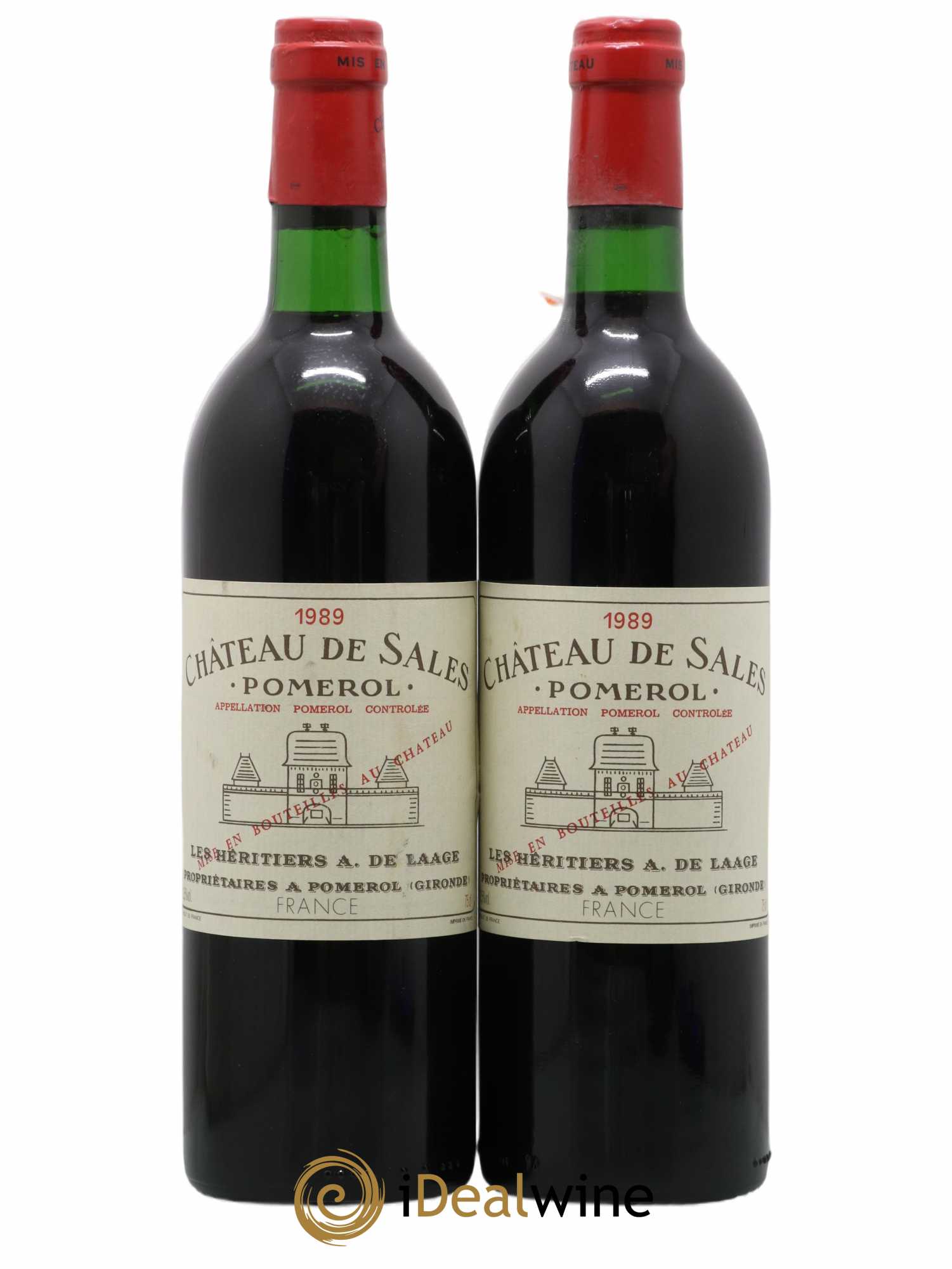 Château de Sales 1989 - Lot de 2 bouteilles - 0