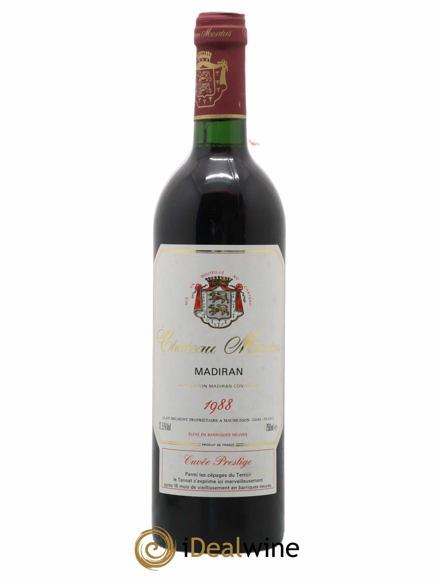 Madiran Château Montus-Prestige Alain Brumont 1988 - Lot de 1 bouteille - 0