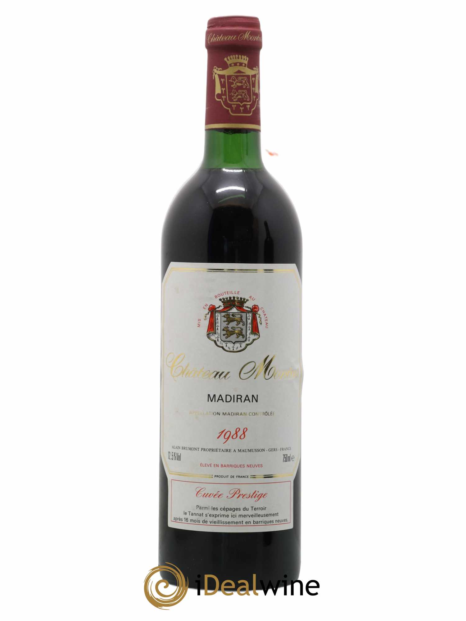 Madiran Château Montus-Prestige Alain Brumont 1988 - Lot de 1 bouteille - 0