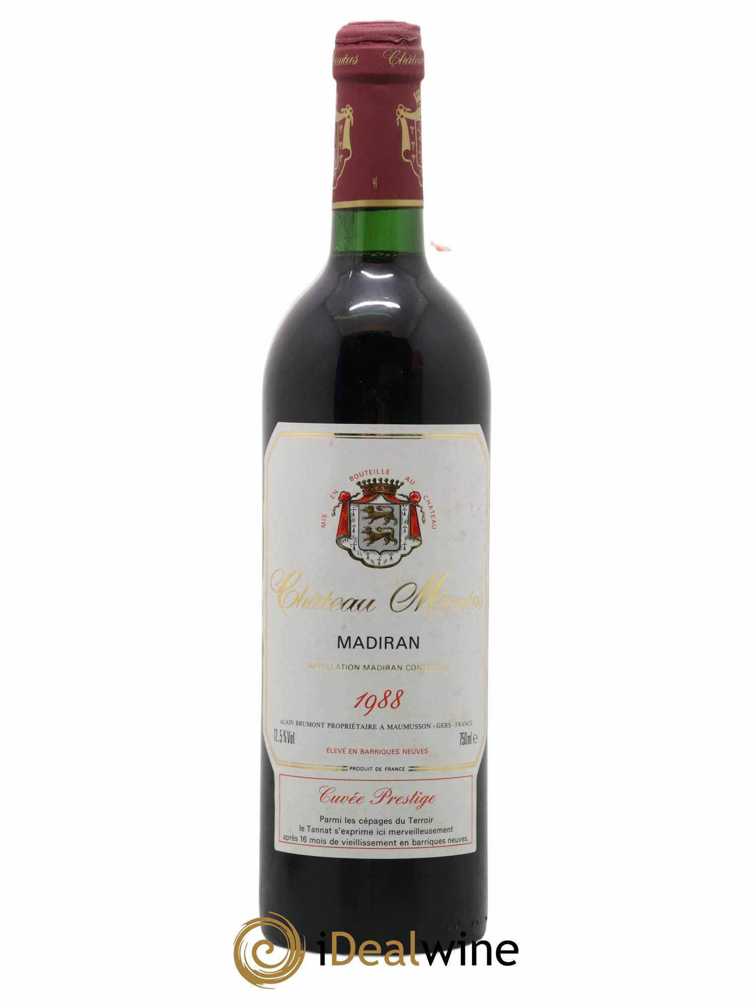 Madiran Château Montus-Prestige Alain Brumont 1988 - Lot de 1 bouteille - 0