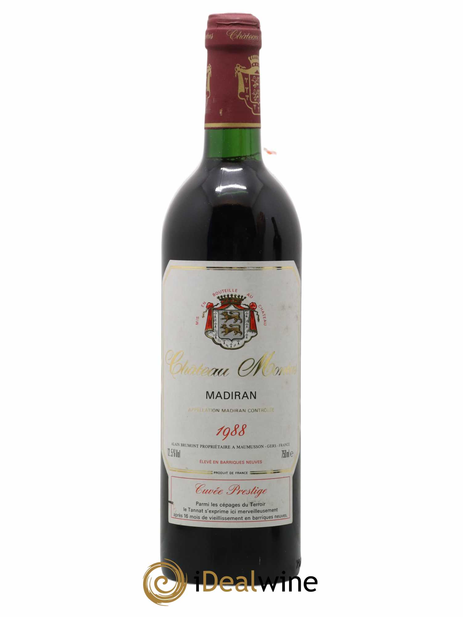 Madiran Château Montus-Prestige Alain Brumont 1988 - Lot de 1 bouteille - 0