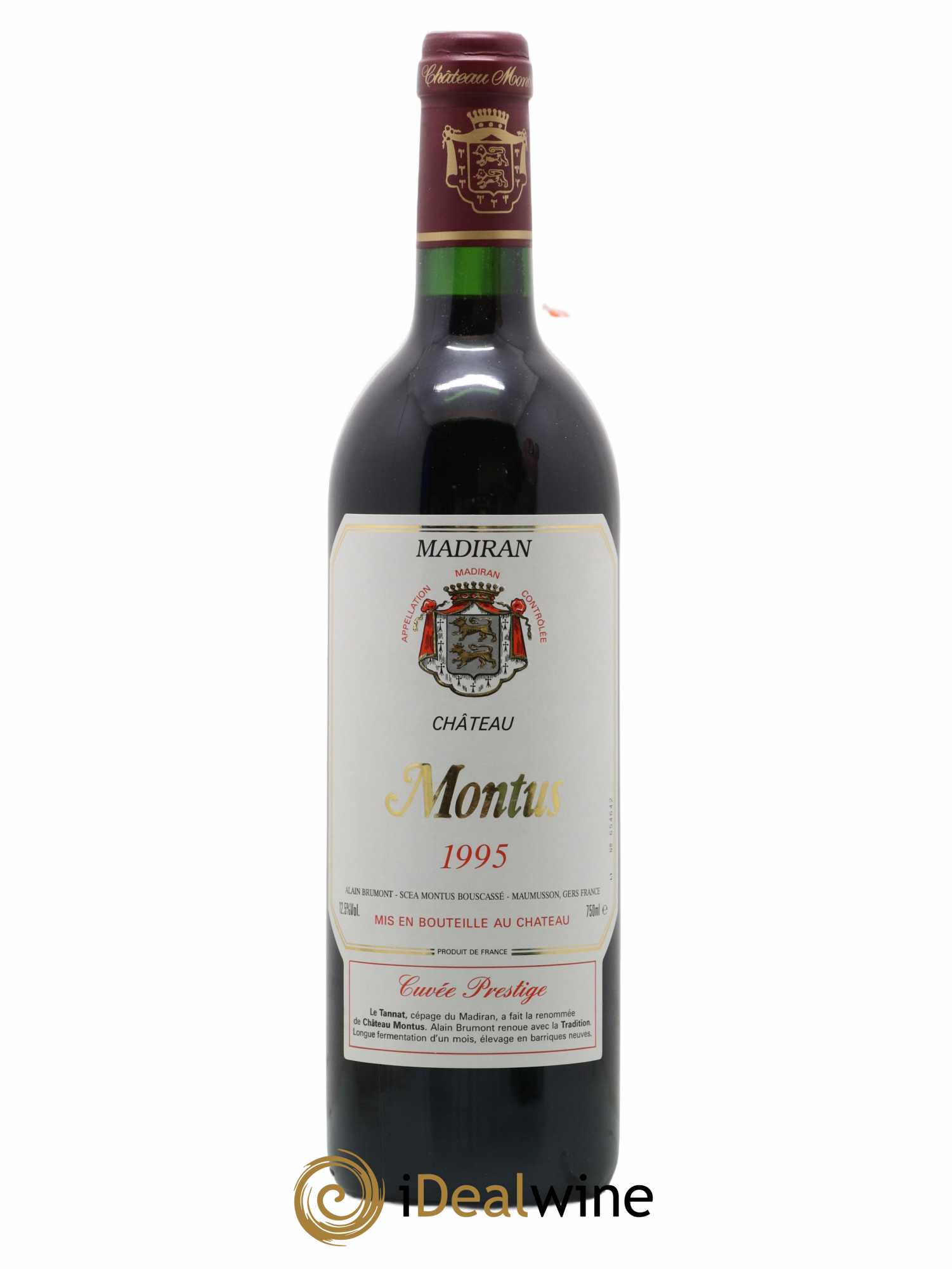 Madiran Château Montus-Prestige Alain Brumont 1995 - Lot de 1 bouteille - 0