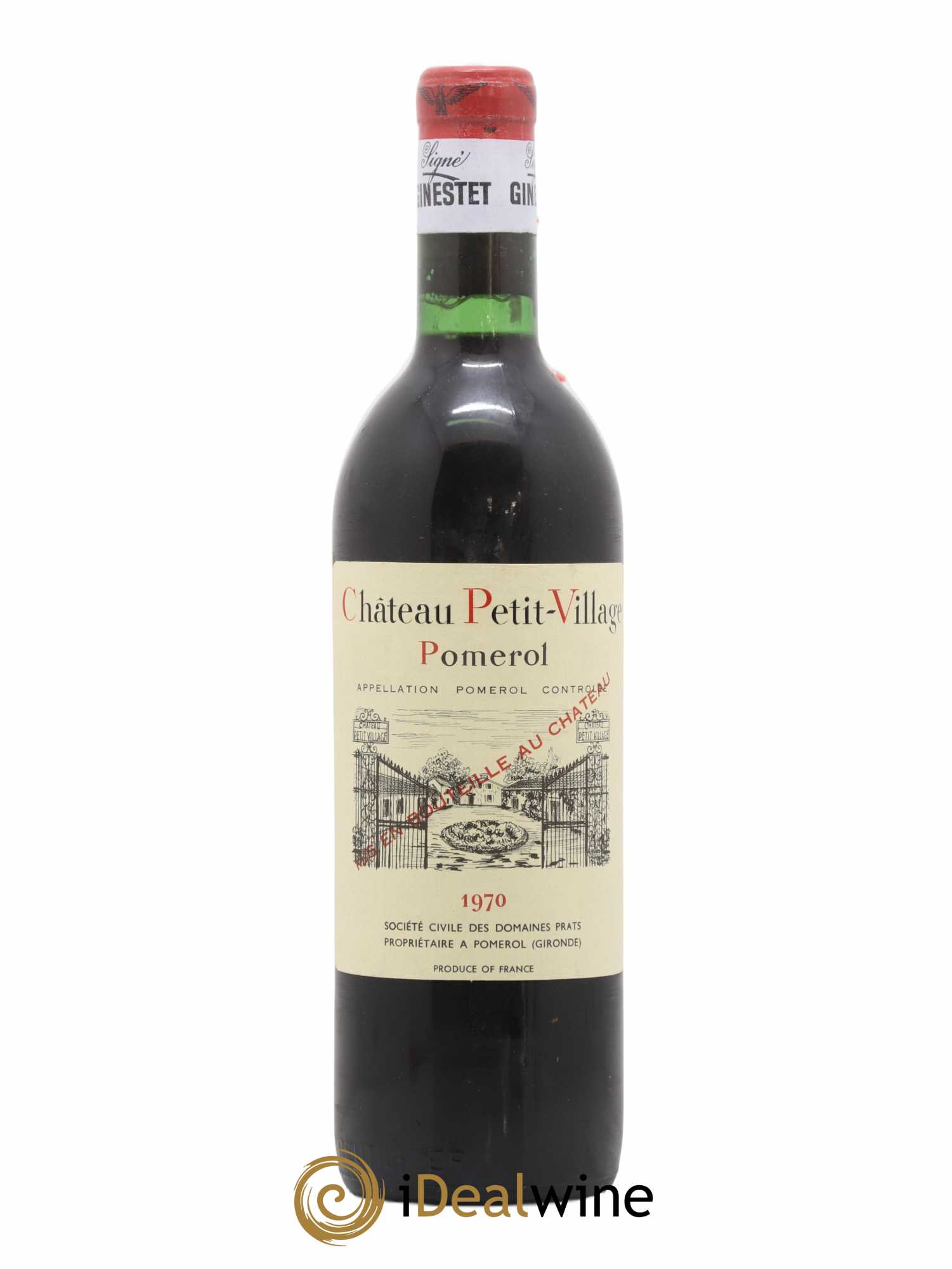 Château Petit Village 1970 - Lot de 1 bouteille - 0