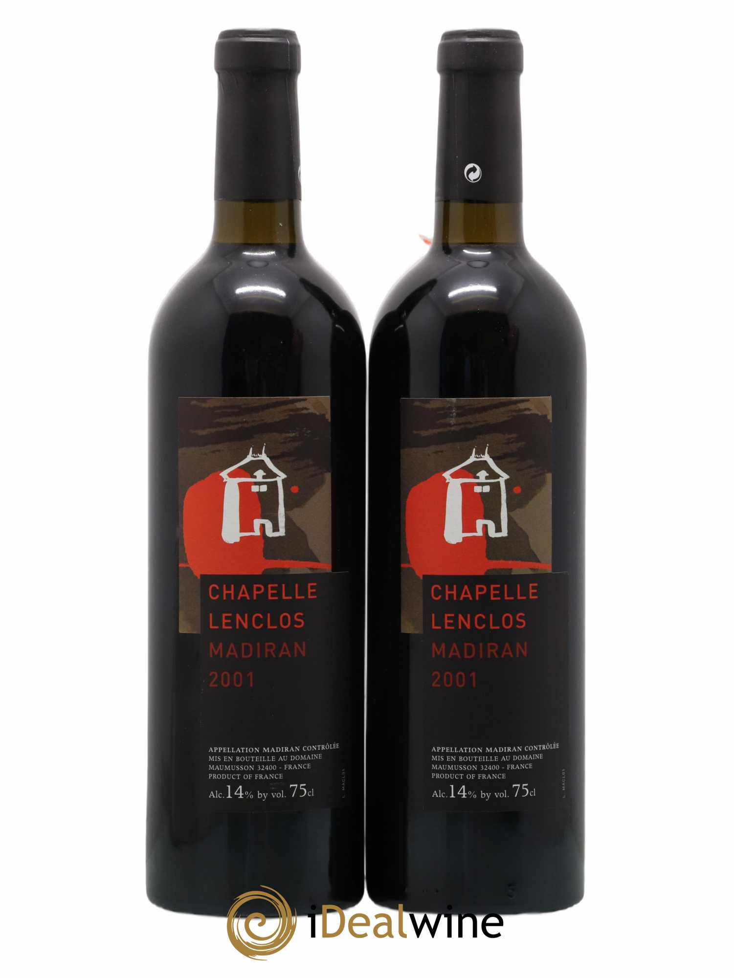 Madiran Chapelle Lenclos 2001 - Posten von 2 Flaschen - 0