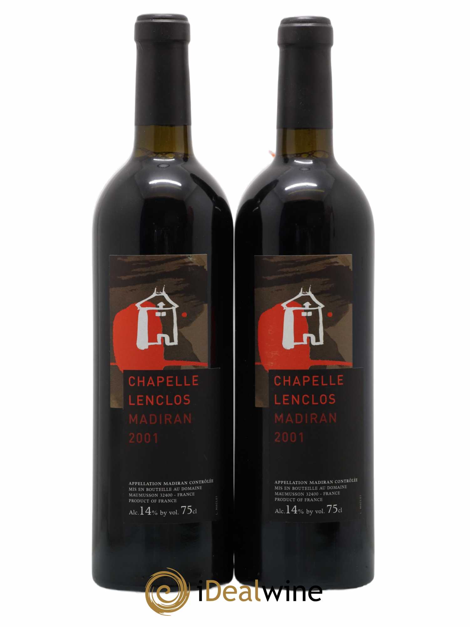 Madiran Chapelle Lenclos 2001 - Lot de 2 bouteilles - 0