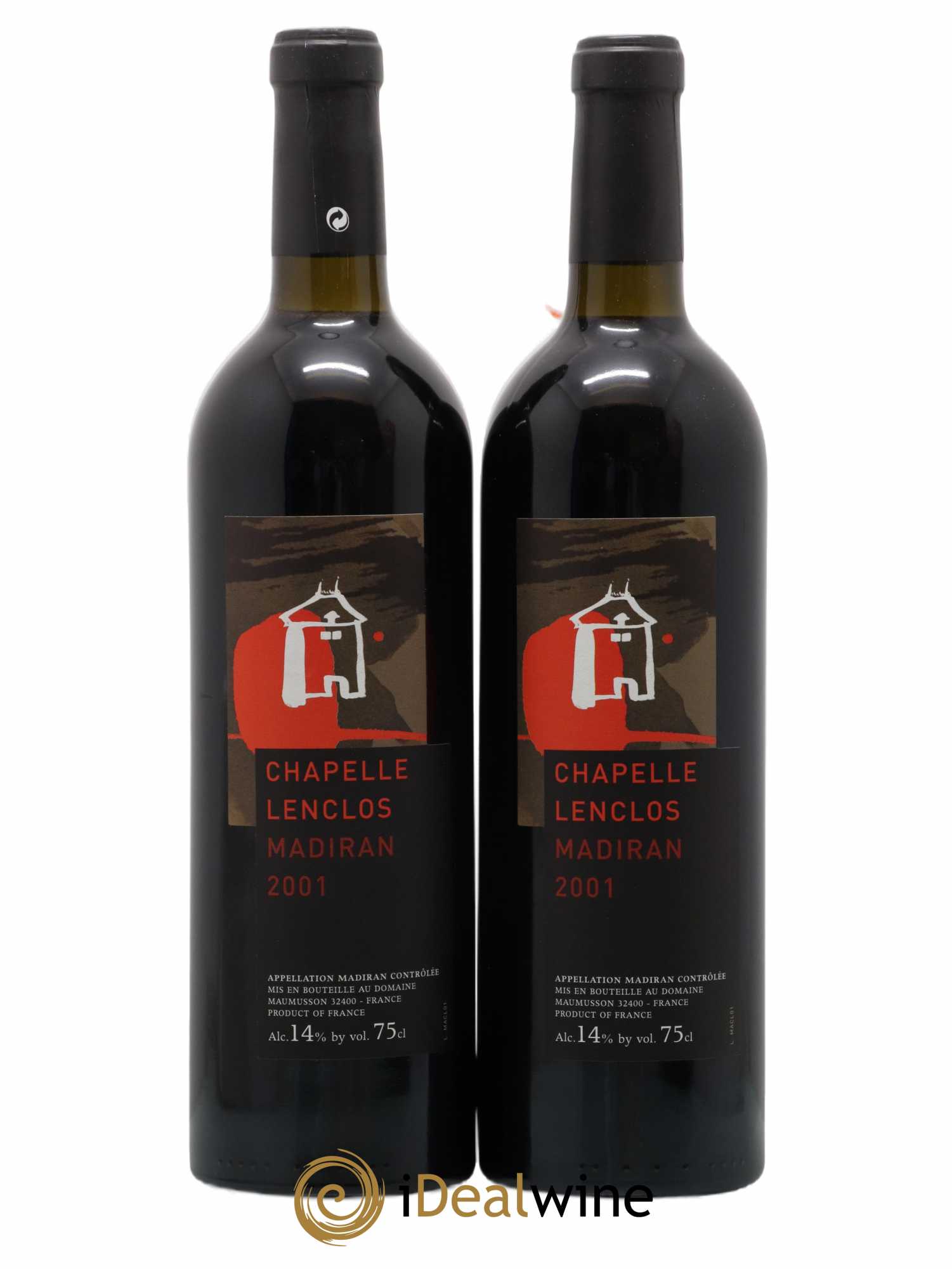 Madiran Chapelle Lenclos 2001 - Lot de 2 bouteilles - 0