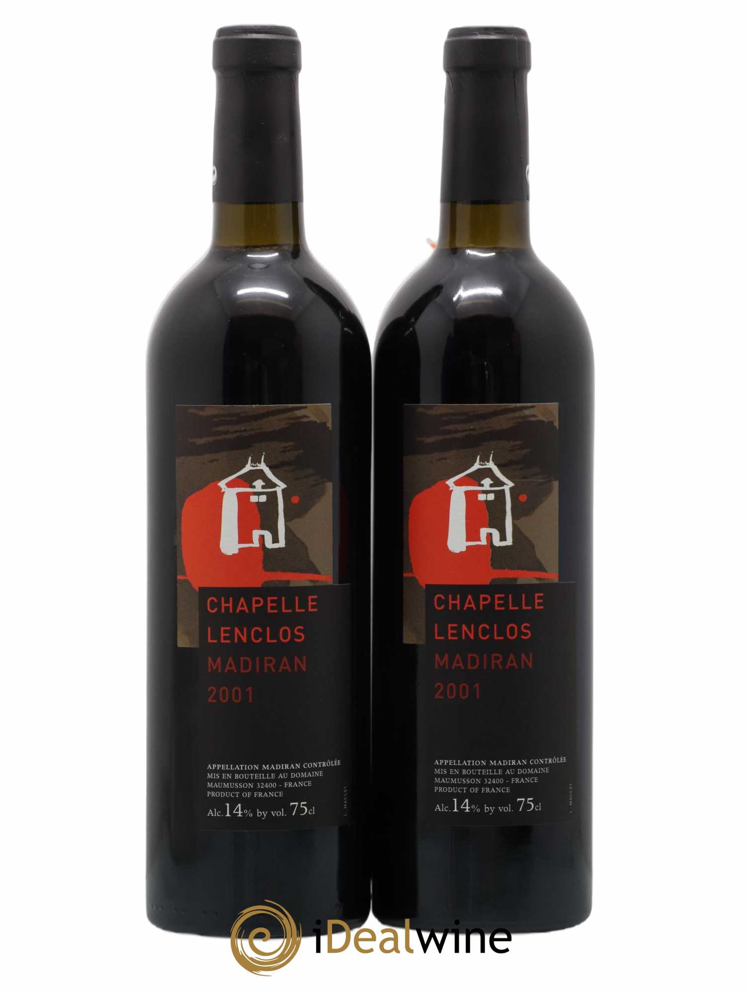 Madiran Chapelle Lenclos 2001 - Lot de 2 bouteilles - 0