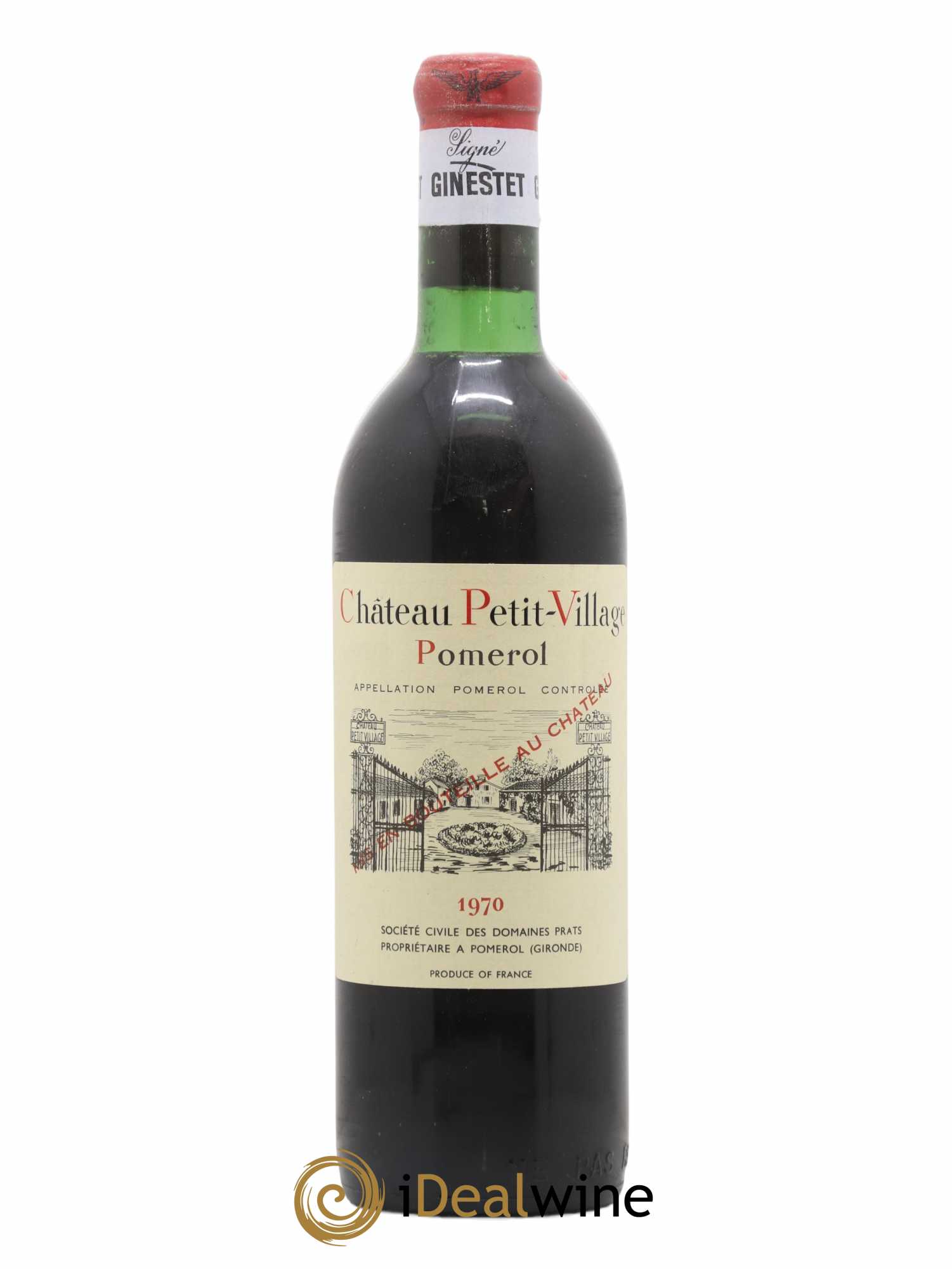 Château Petit Village 1970 - Lot de 1 bouteille - 0
