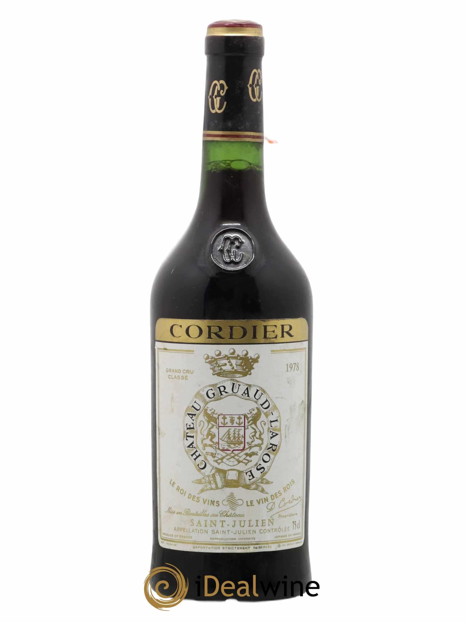 Château Gruaud Larose 2ème Grand Cru Classé 1978 - Lot de 1 bouteille - 0