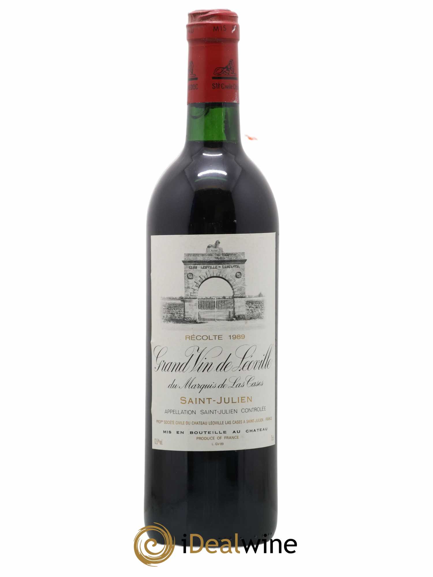 Château Léoville Las Cases 2ème Grand Cru Classé 1989 - Lot de 1 bouteille - 0