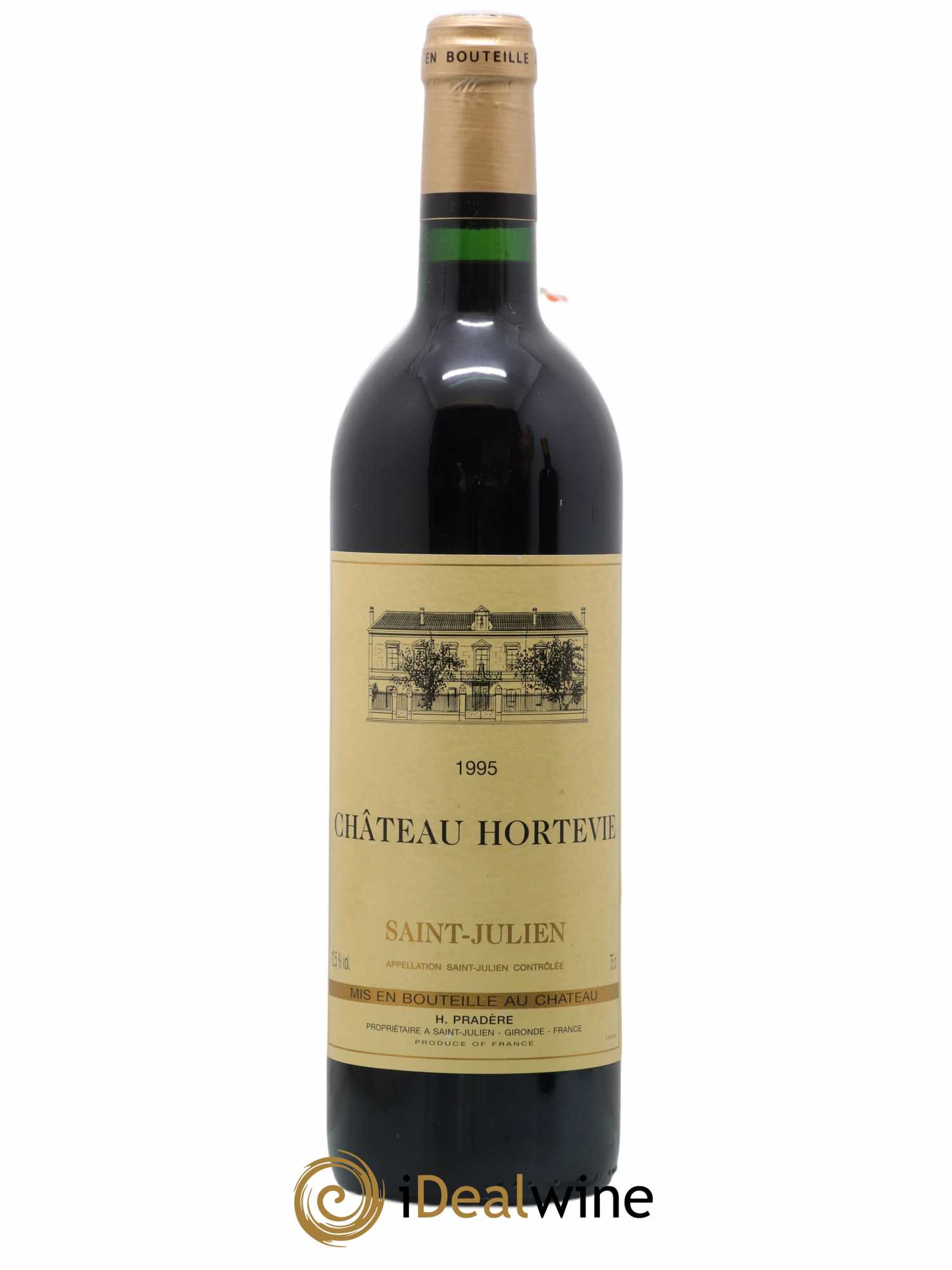 Saint-Julien Château Hortevie 1995 - Posten von 1 Flasche - 0