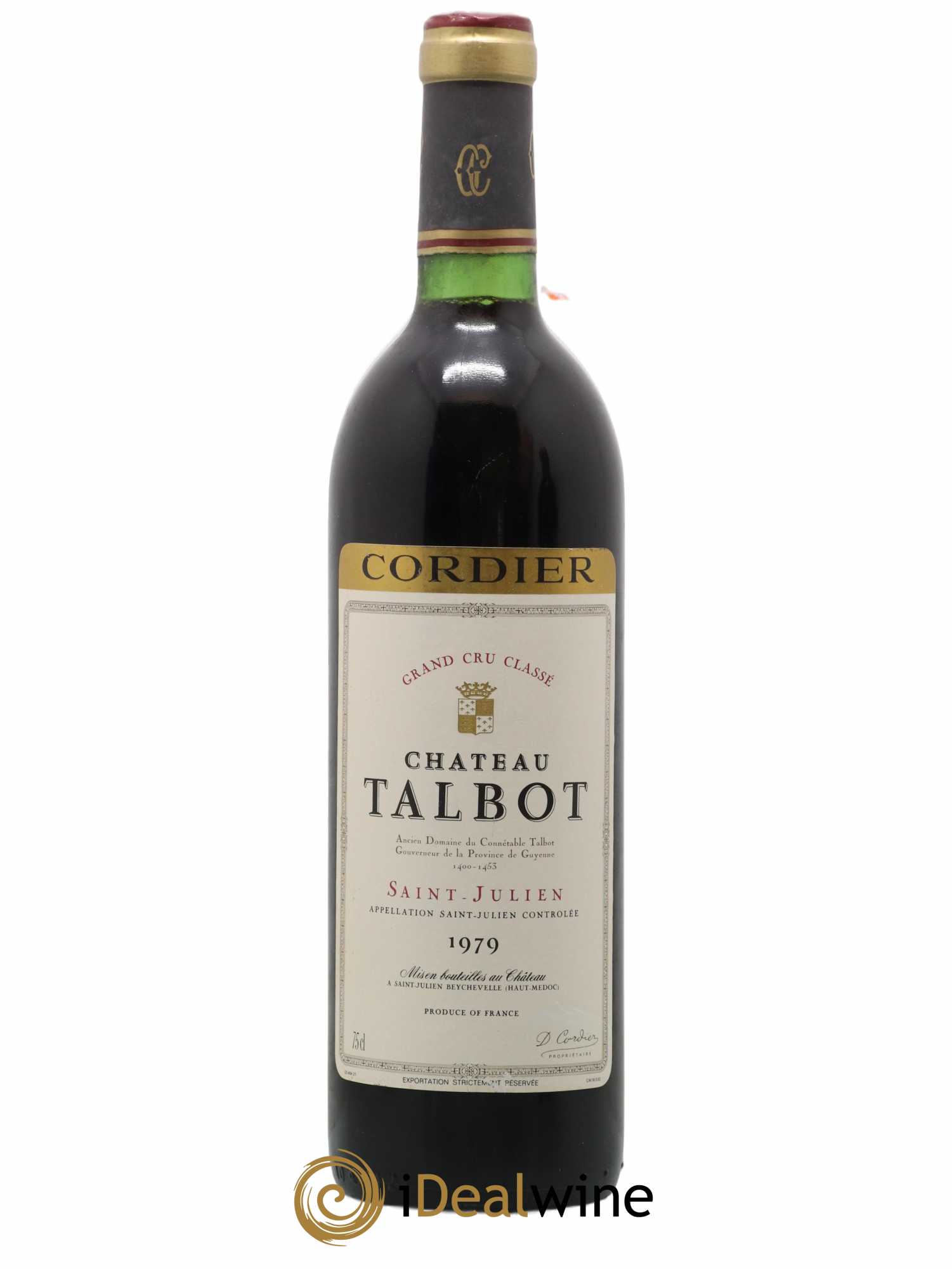 Château Talbot 4ème Grand Cru Classé 1979 - Lot de 1 bouteille - 0