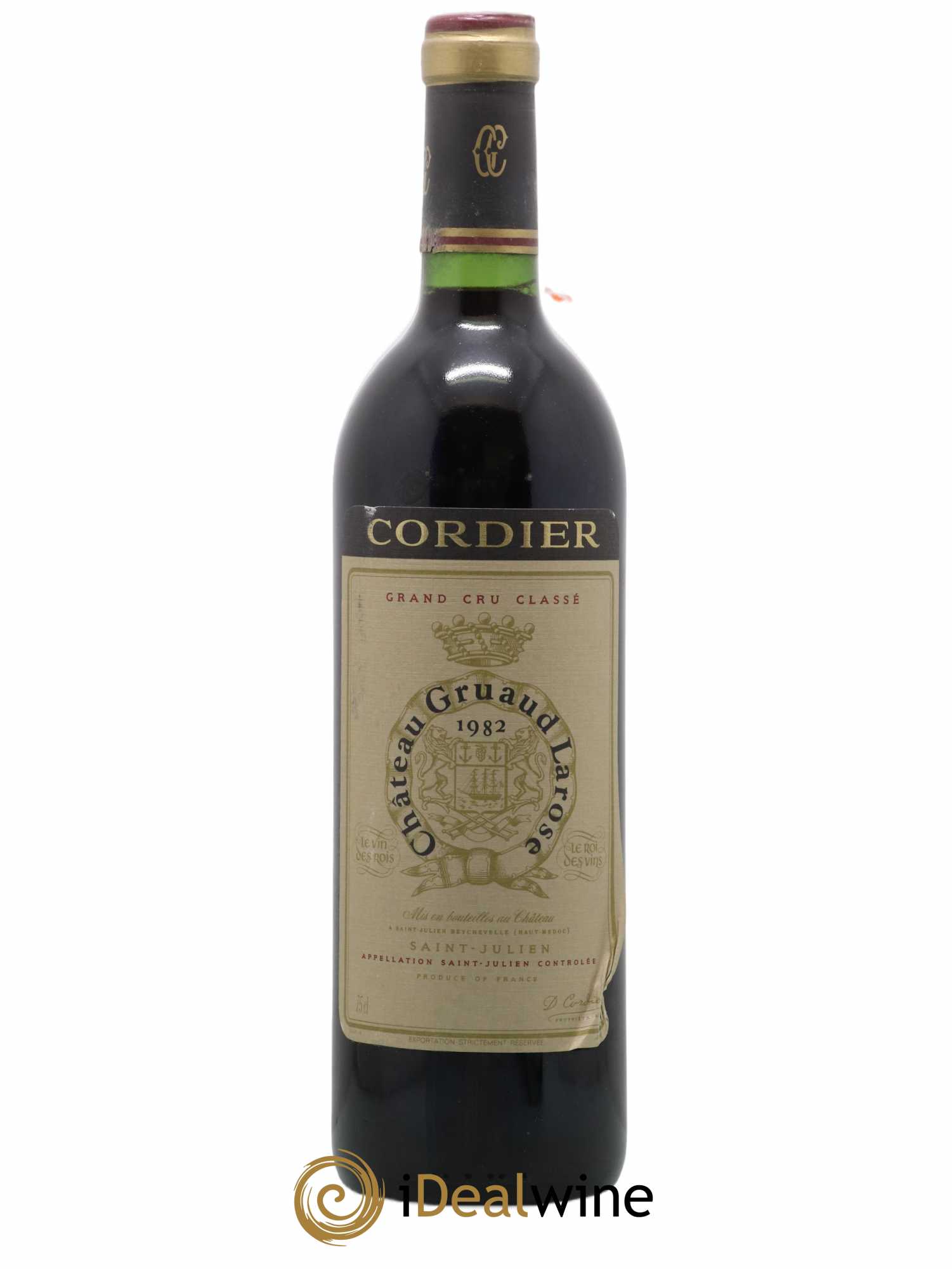 Château Gruaud Larose 2ème Grand Cru Classé 1982 - Lot de 1 bouteille - 0