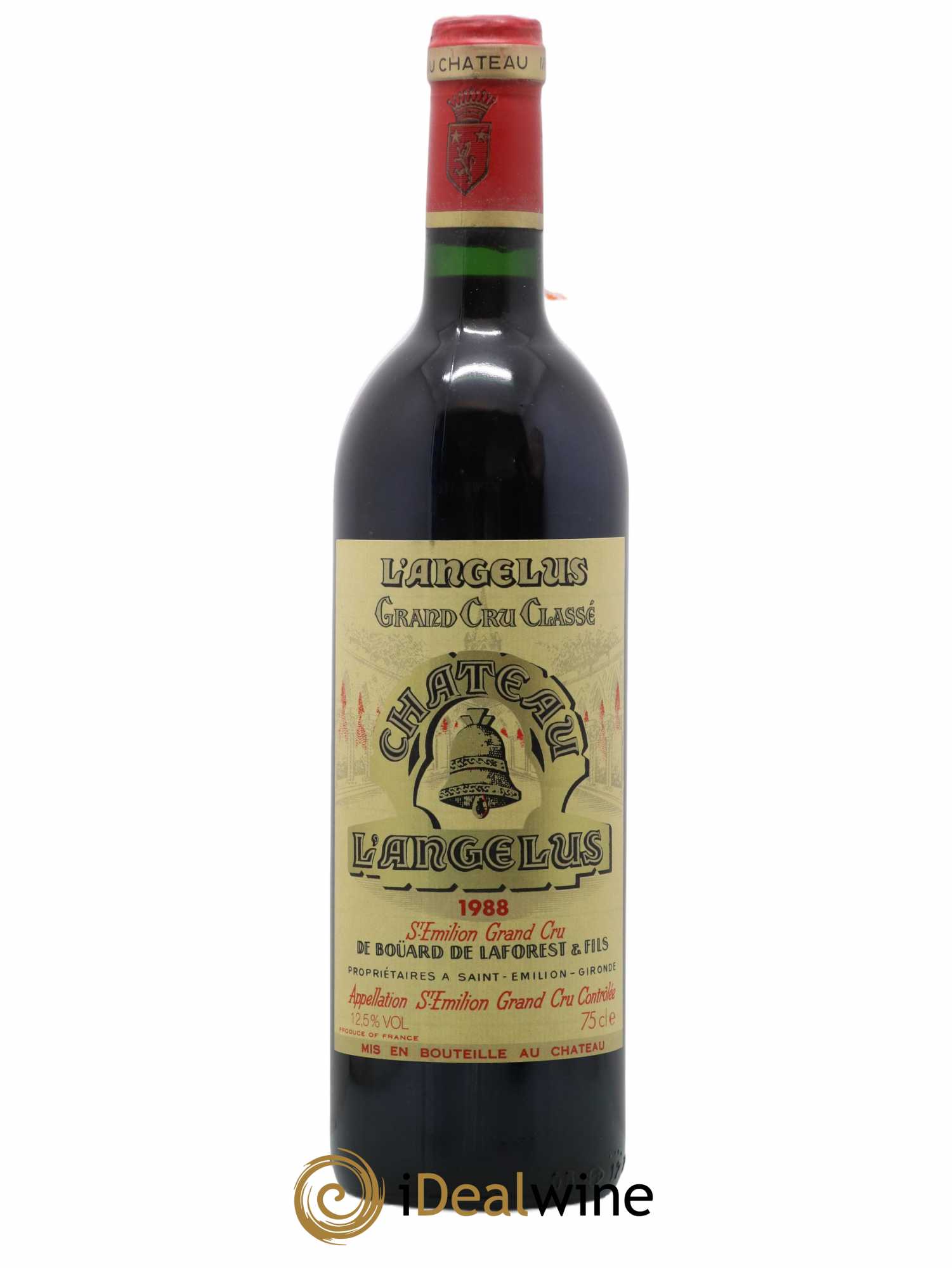 Château Angélus 1er Grand Cru Classé A 1988 - Lot de 1 bouteille - 0