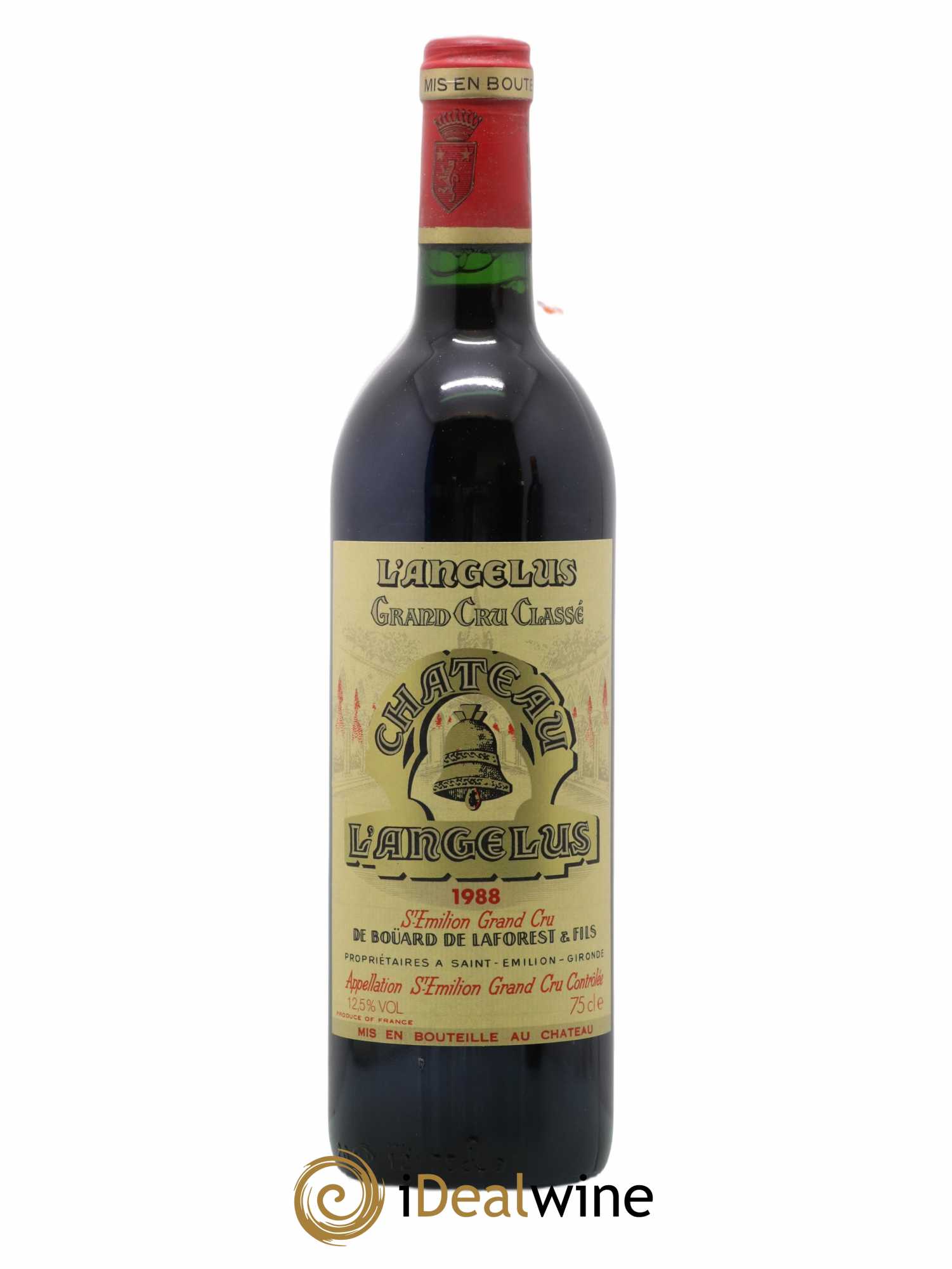 Château Angélus 1er Grand Cru Classé A 1988 - Lot de 1 bouteille - 0
