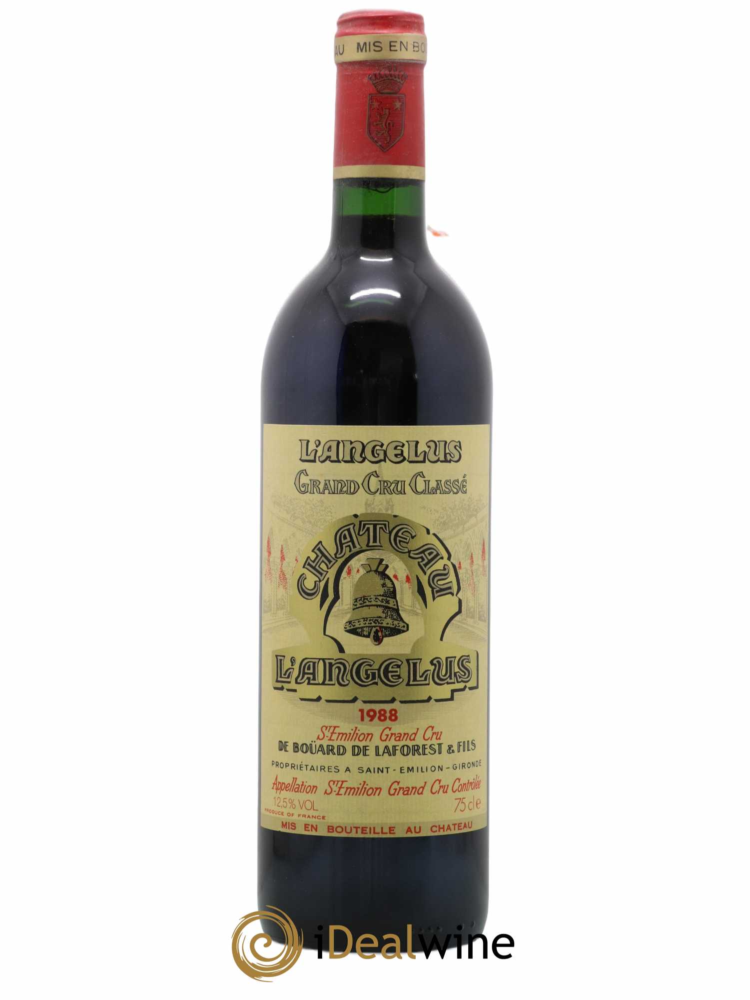 Château Angélus 1er Grand Cru Classé A 1988 - Lot de 1 bouteille - 0