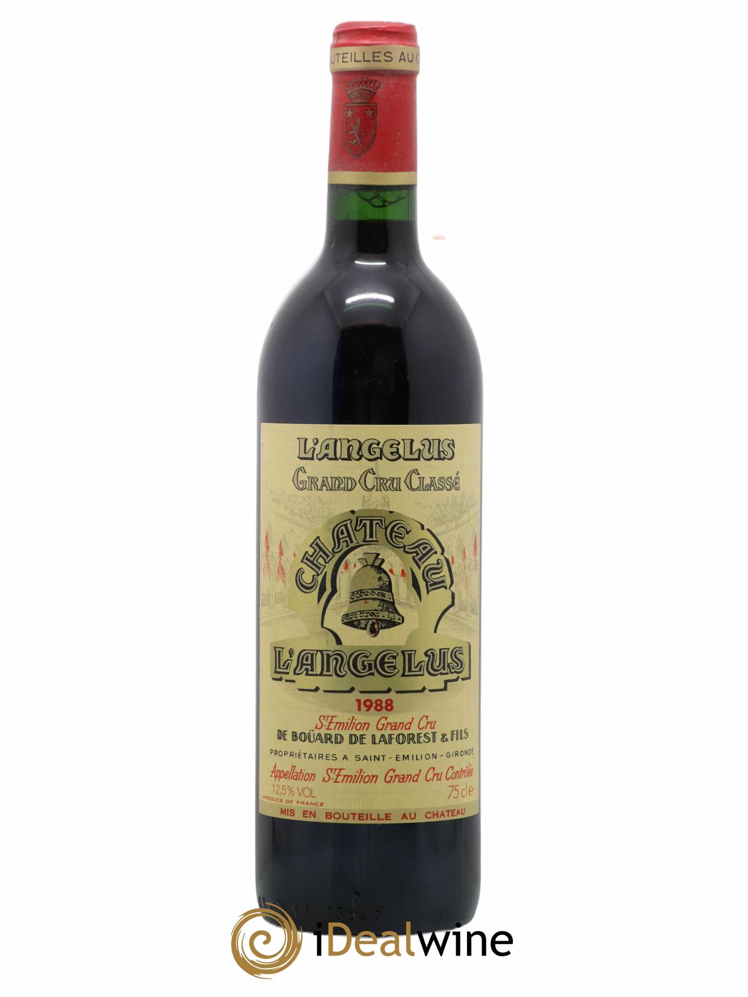 Château Angélus 1er Grand Cru Classé A 1988 - Lot de 1 bouteille - 0