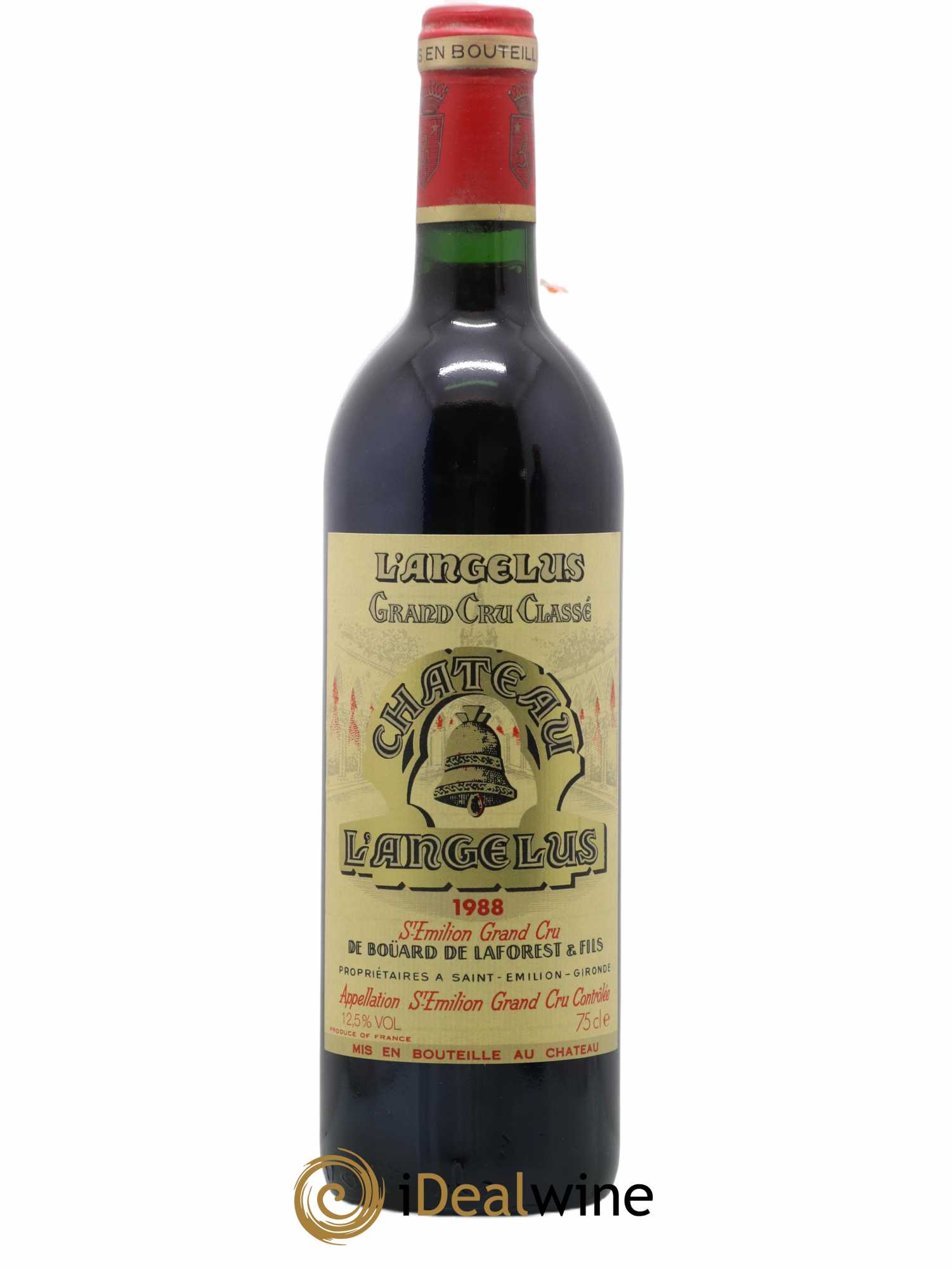 Château Angélus 1er Grand Cru Classé A 1988 - Lot de 1 bouteille - 0