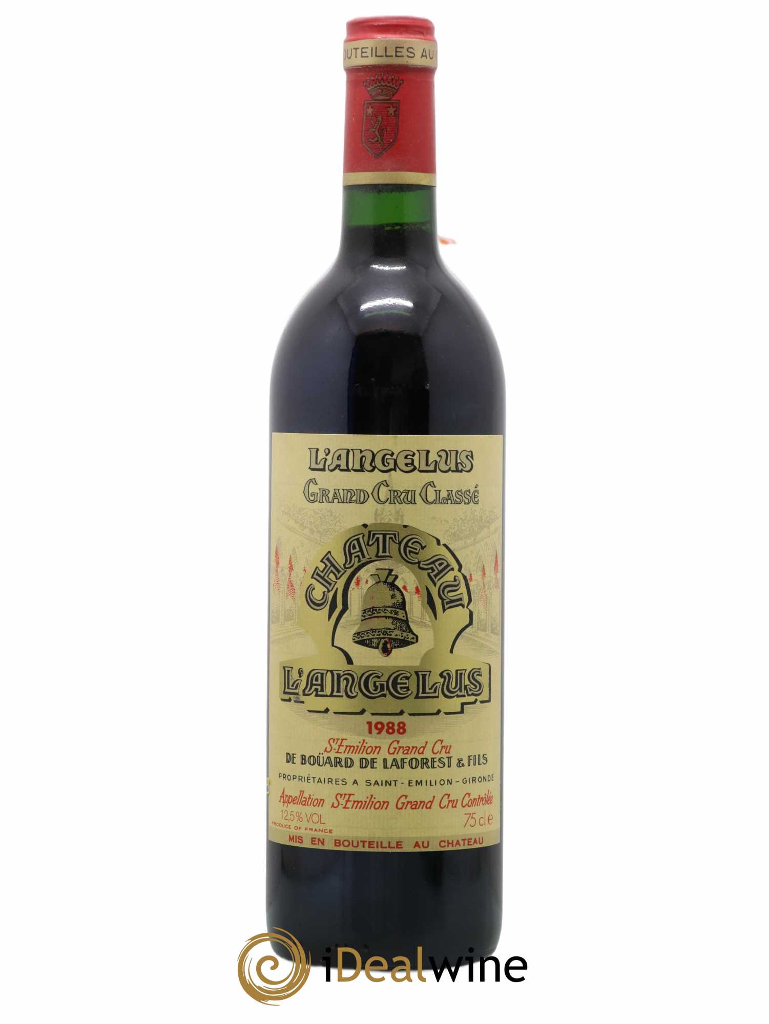 Château Angélus 1er Grand Cru Classé A 1988 - Lot de 1 bouteille - 0