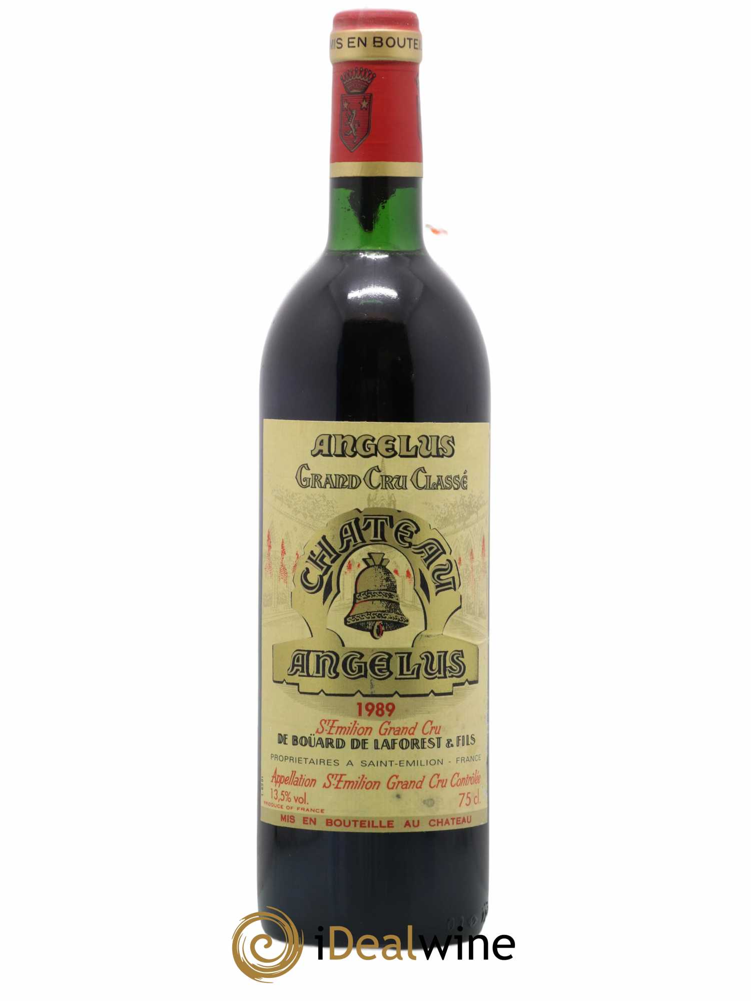 Château Angélus 1er Grand Cru Classé A 1989 - Lot de 1 bouteille - 0