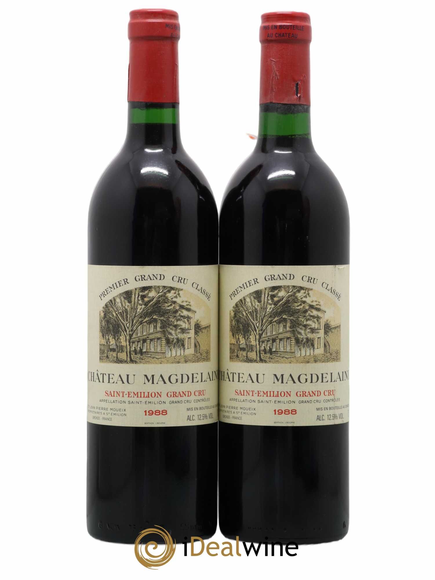 Château Magdelaine 1988 - Lot de 2 bouteilles - 0