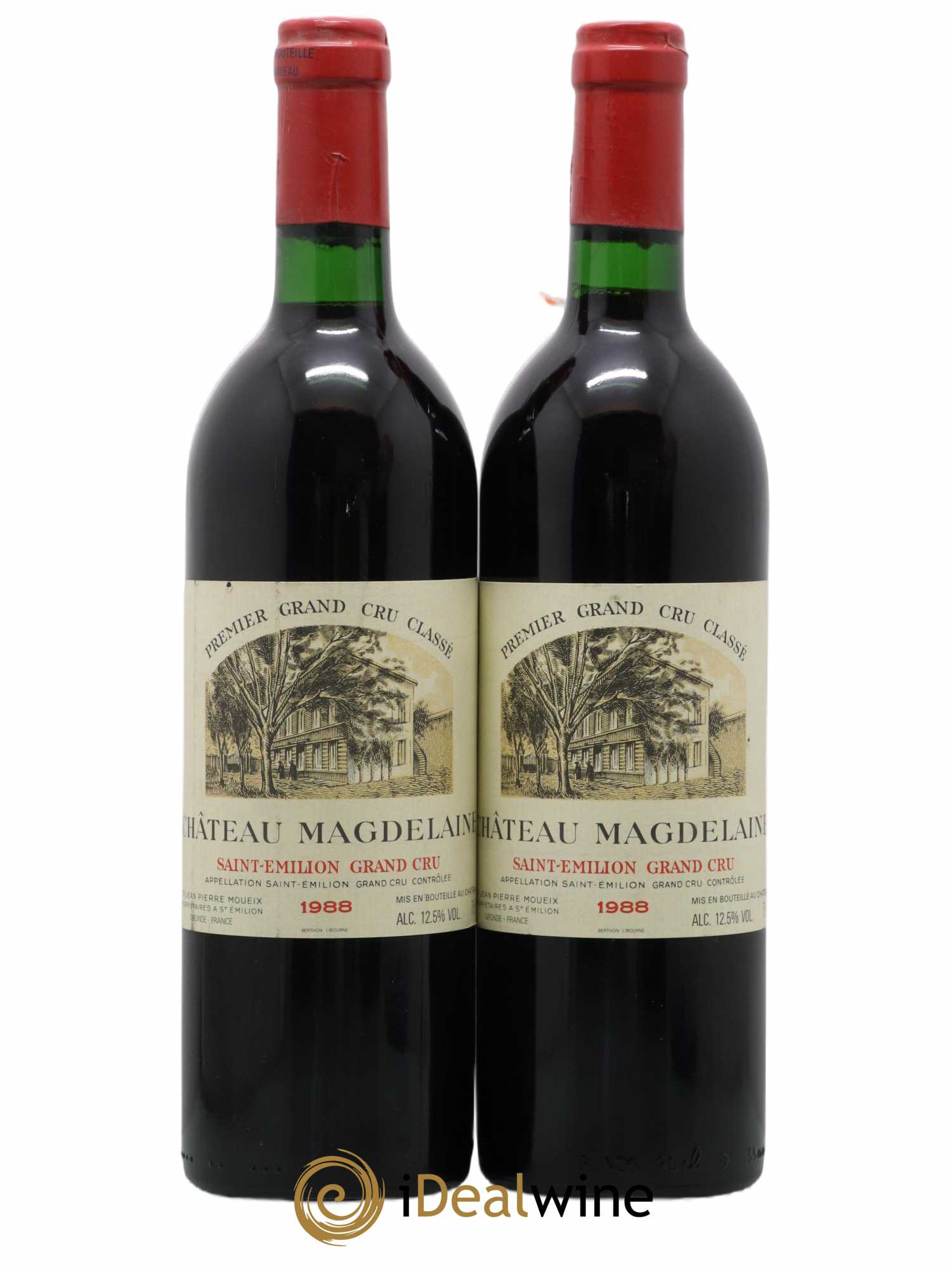 Château Magdelaine 1988 - Lot de 2 bouteilles - 0