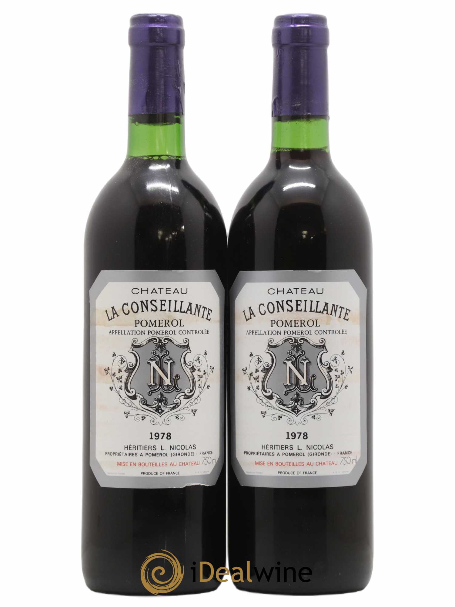 Château la Conseillante 1978 - Lot de 2 bouteilles - 0