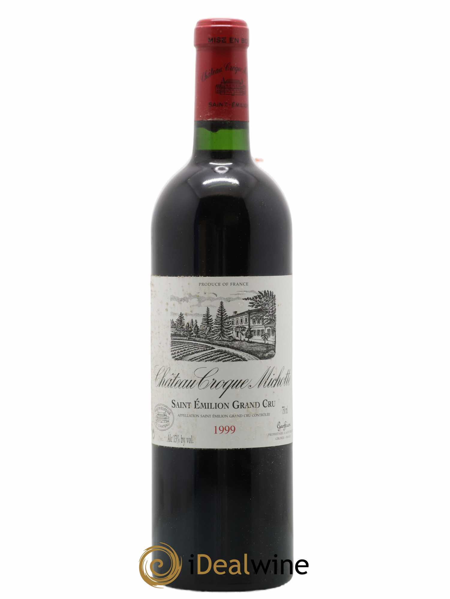 Château Croque Michotte 1999 - Lot de 1 bouteille - 0