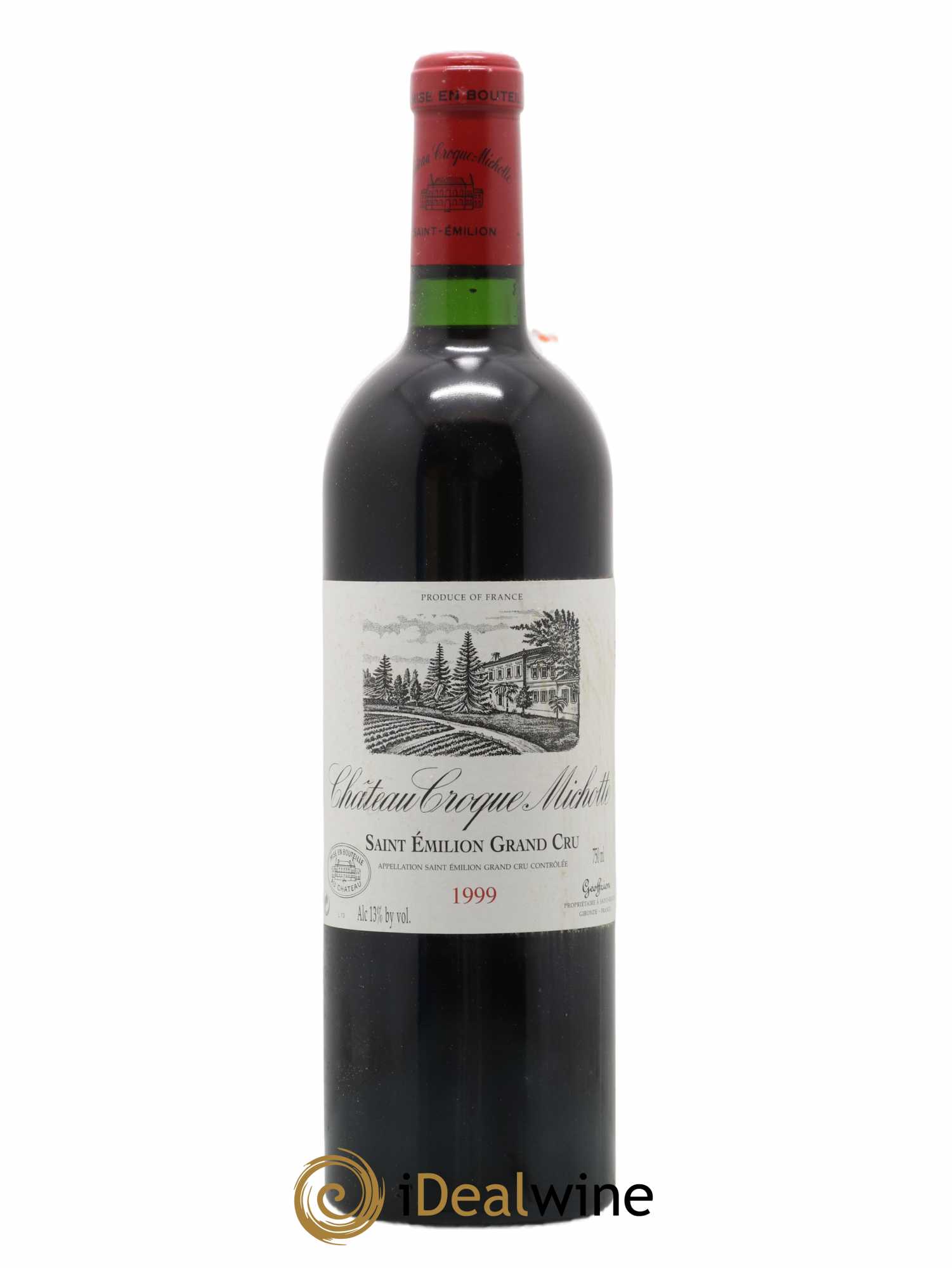 Château Croque Michotte 1999 - Lot de 1 bouteille - 0