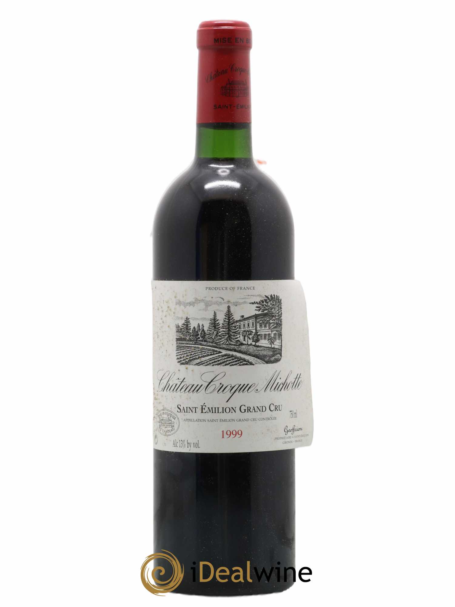 Château Croque Michotte 1999 - Lot de 1 bouteille - 0