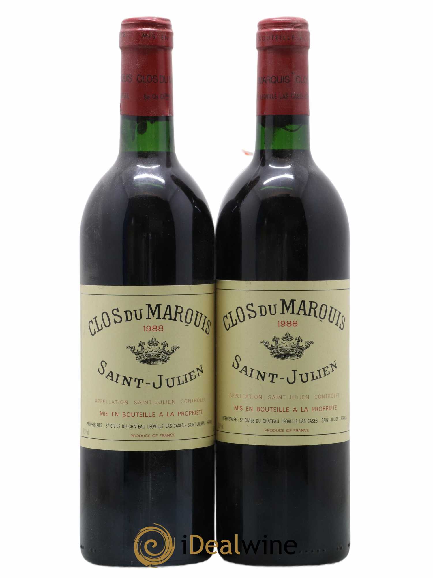 Clos du Marquis 1988 - Lot de 2 bouteilles - 0