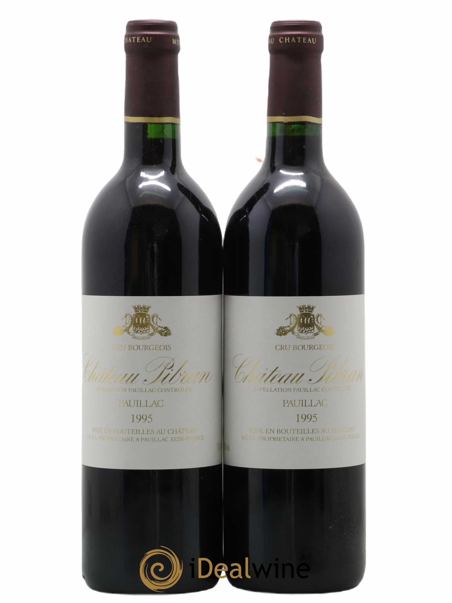 Château Pibran 1995 - Lot de 2 bouteilles - 0