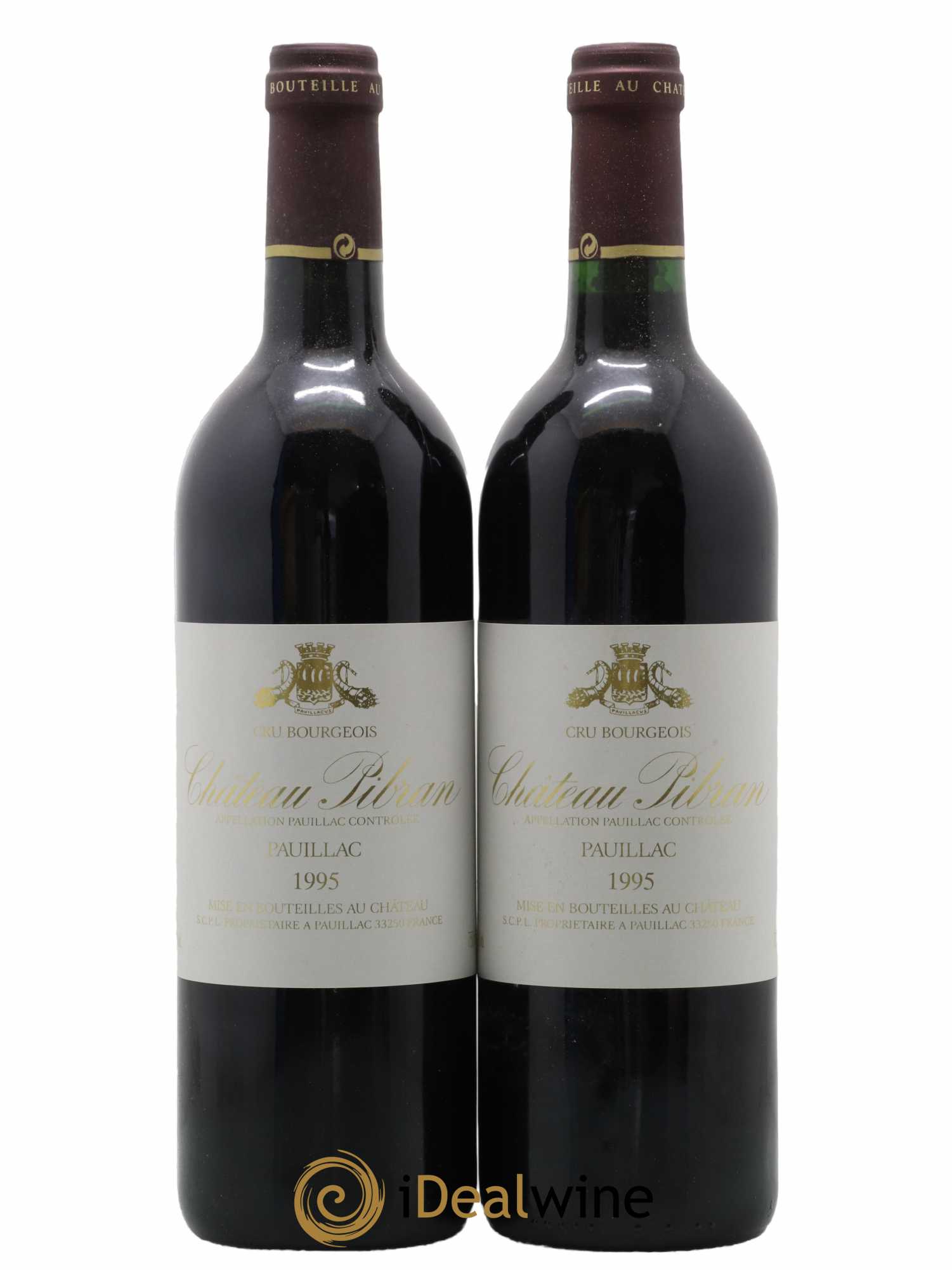 Château Pibran 1995 - Lot de 2 bouteilles - 0
