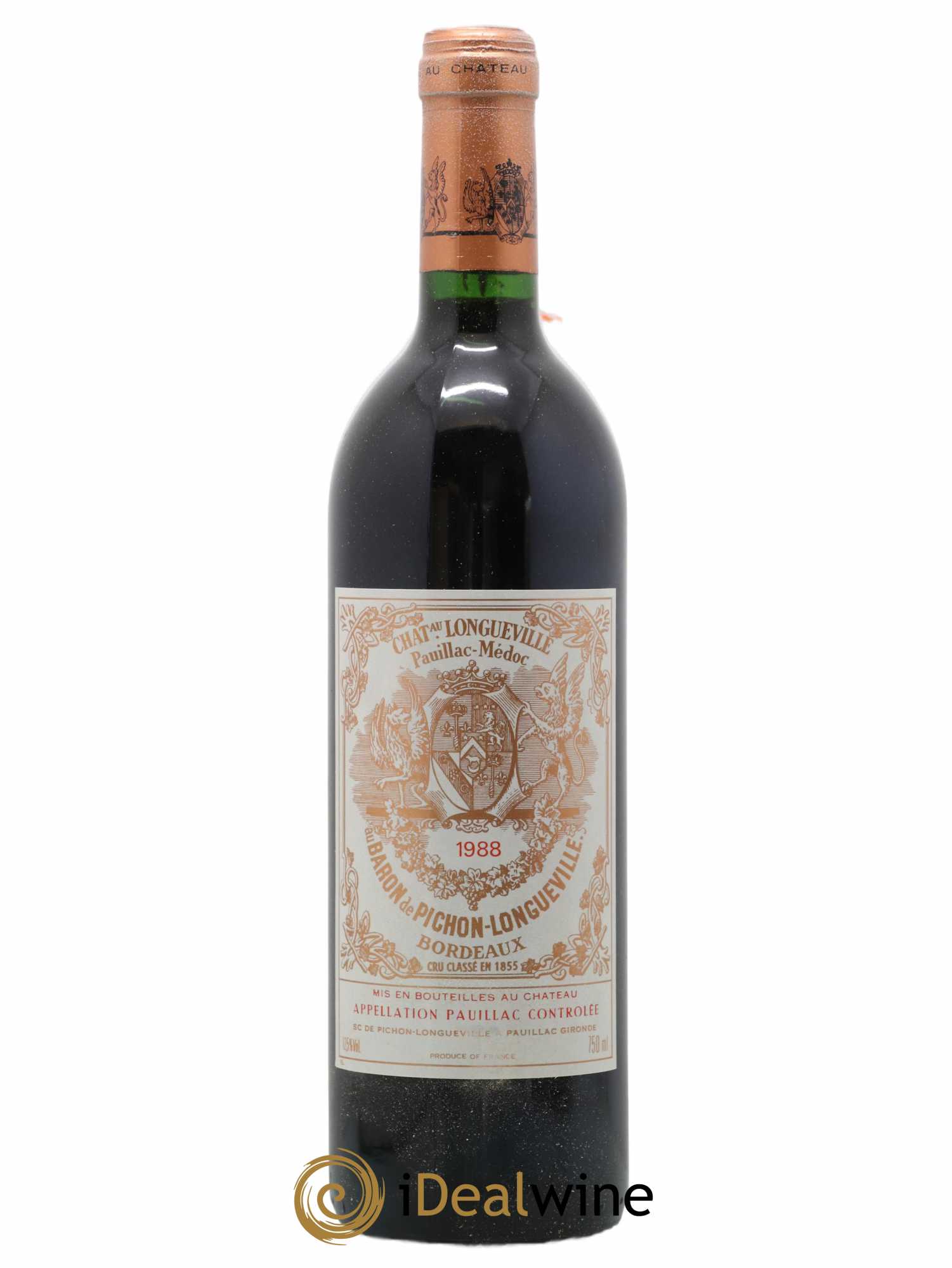 Pichon Longueville Baron 2ème Grand Cru Classé 1988 - Lot de 1 bouteille - 0