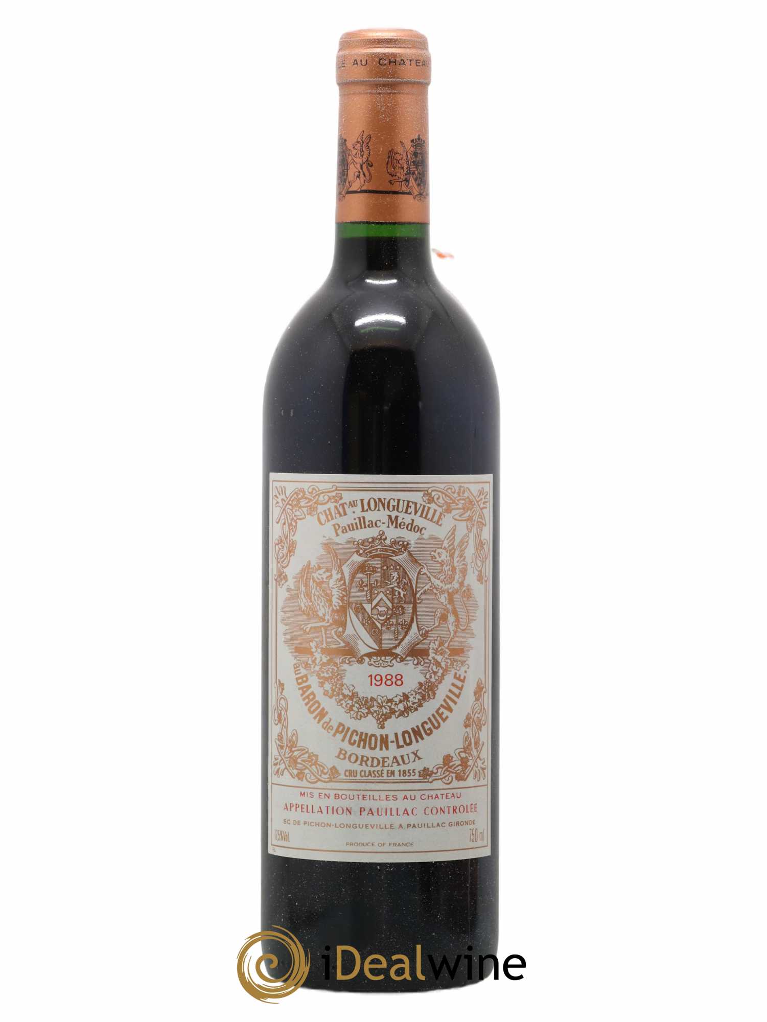 Pichon Longueville Baron 2ème Grand Cru Classé 1988 - Lot de 1 bouteille - 0