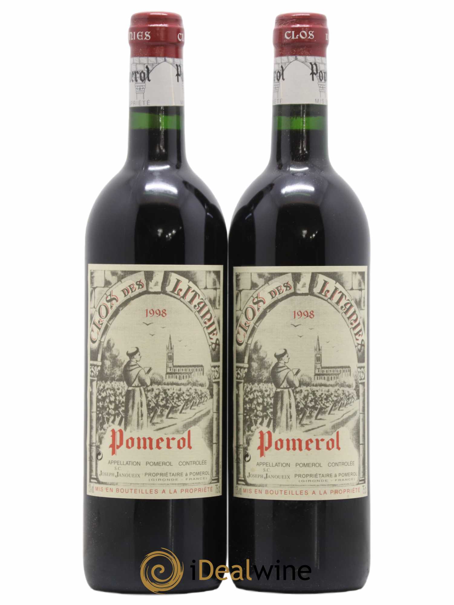 Clos des Litanies 1998 - Lot of 2 bottles - 0