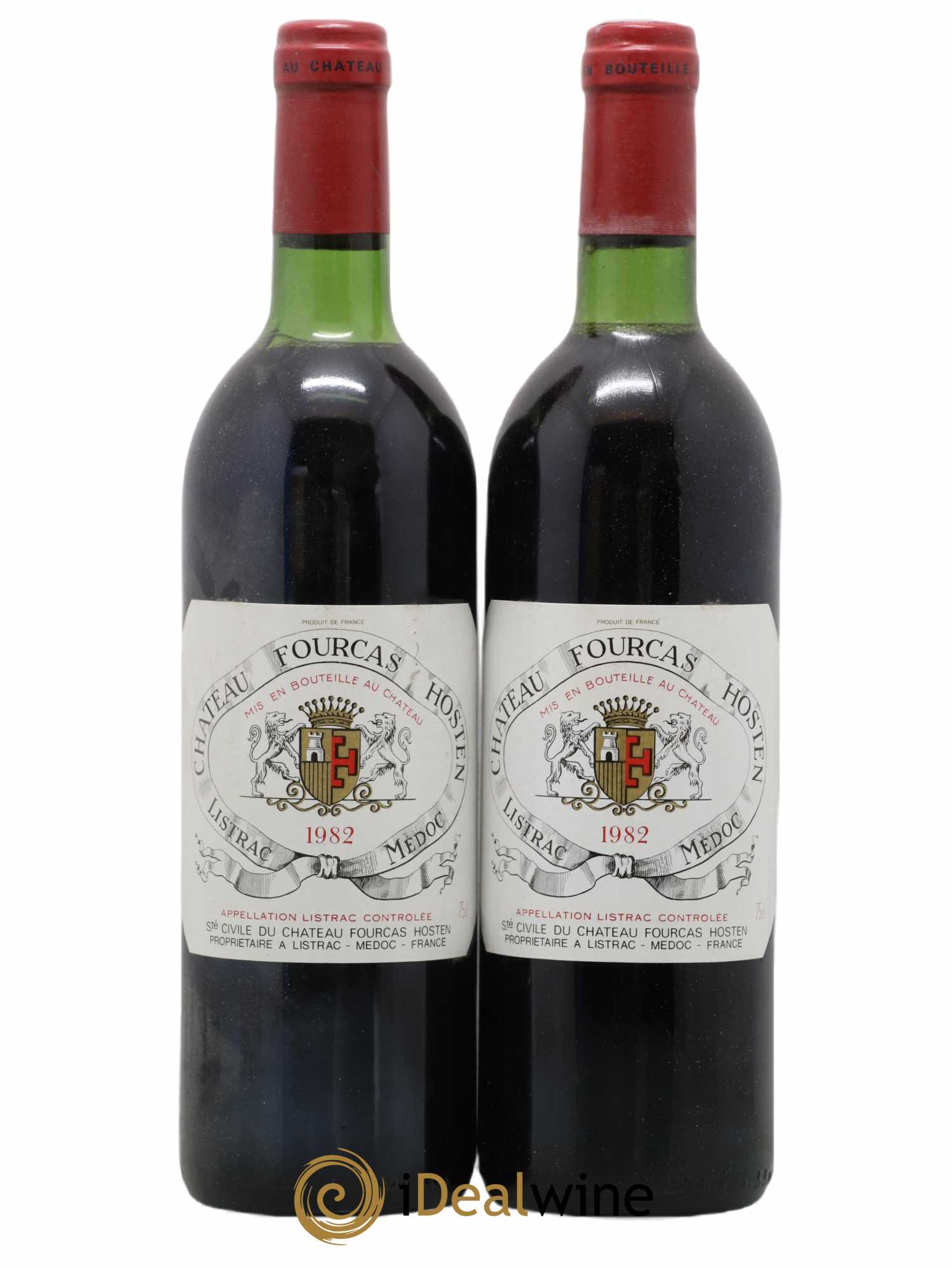 Château Fourcas Hosten Cru Bourgeois 1982 - Lot de 2 bouteilles - 0
