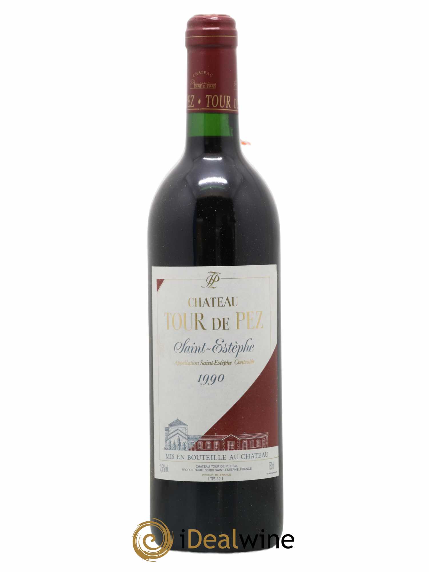 Château Tour de Pez Cru Bourgeois 1990 - Lot de 1 bouteille - 0
