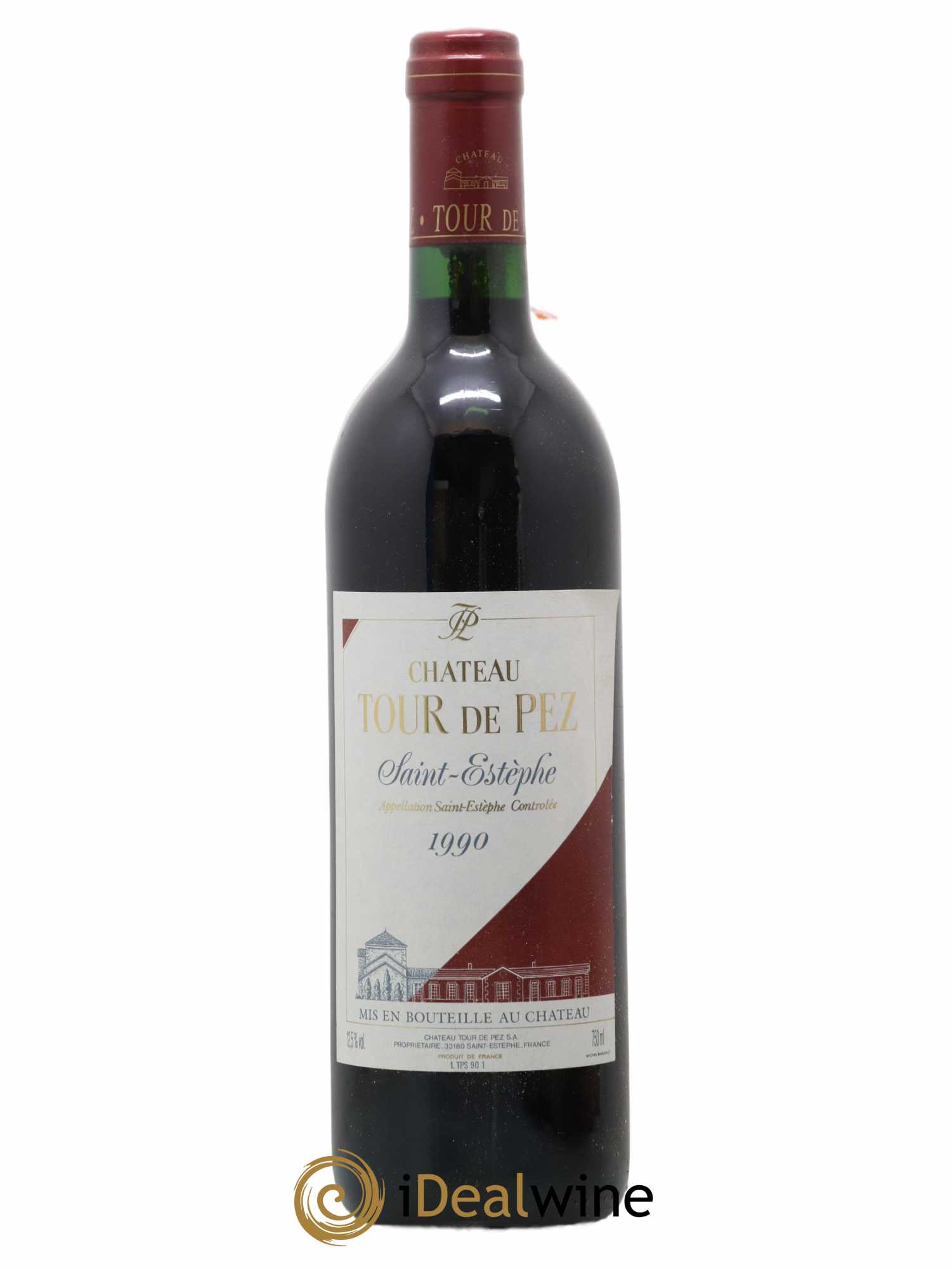 Château Tour de Pez Cru Bourgeois 1990 - Lot de 1 bouteille - 0